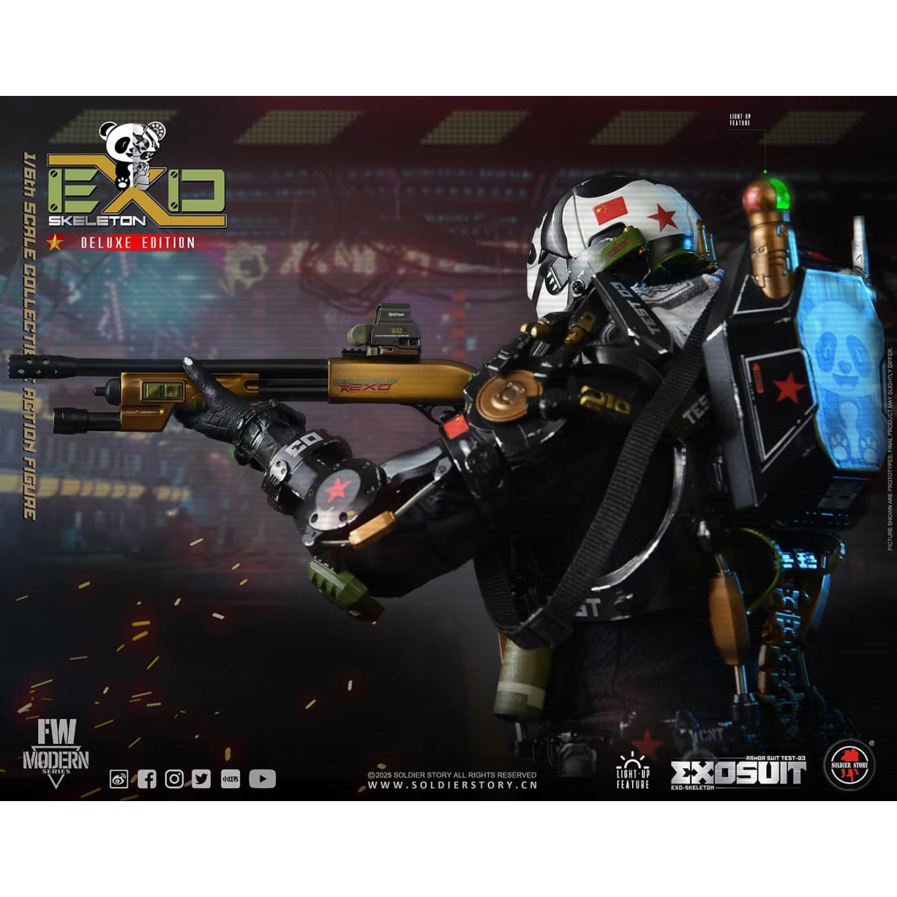Soldier Story Studio - EXO-Skeleton Armor Suit Test 03  Panda Division [2 Variants]