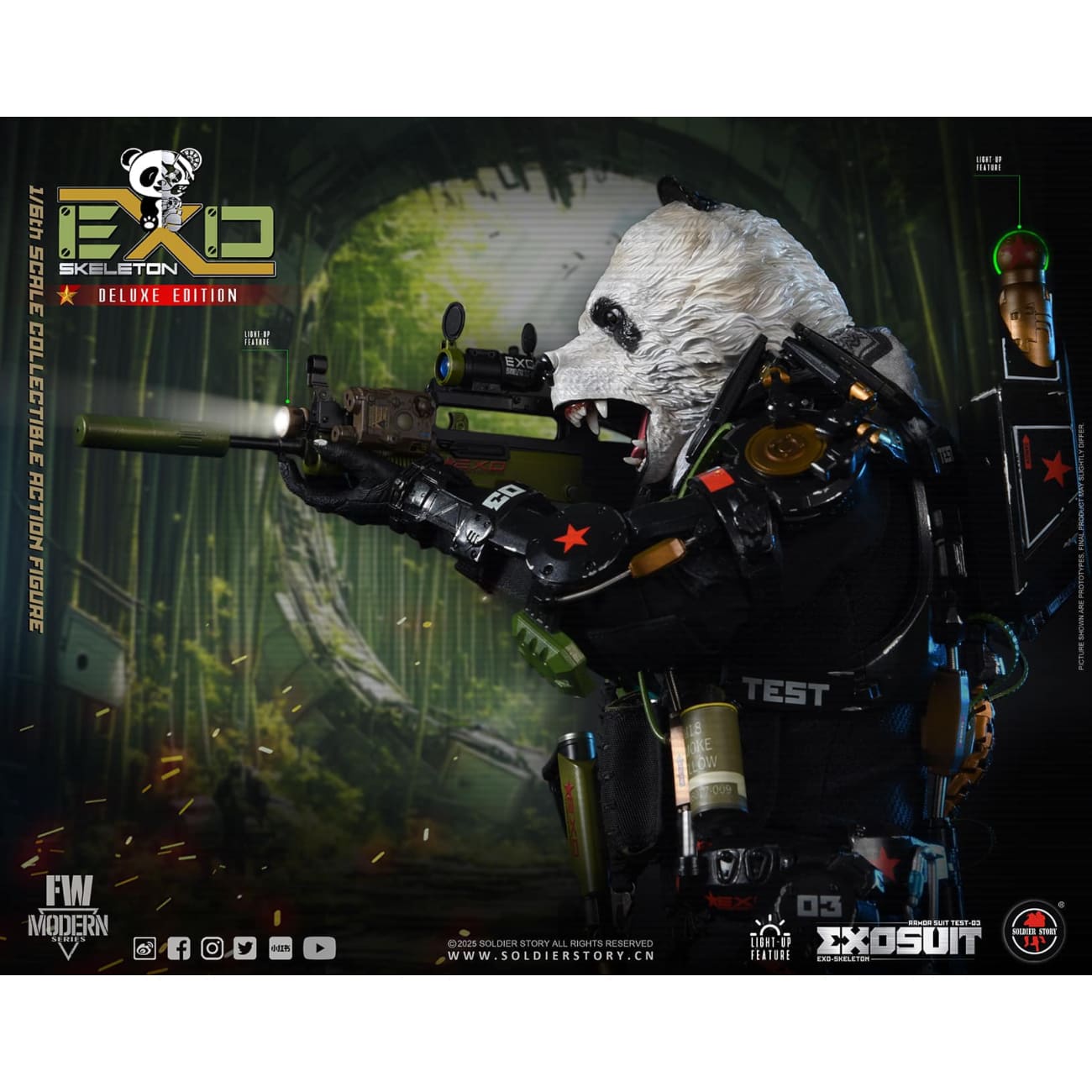 Soldier Story Studio - EXO-Skeleton Armor Suit Test 03  Panda Division [2 Variants]