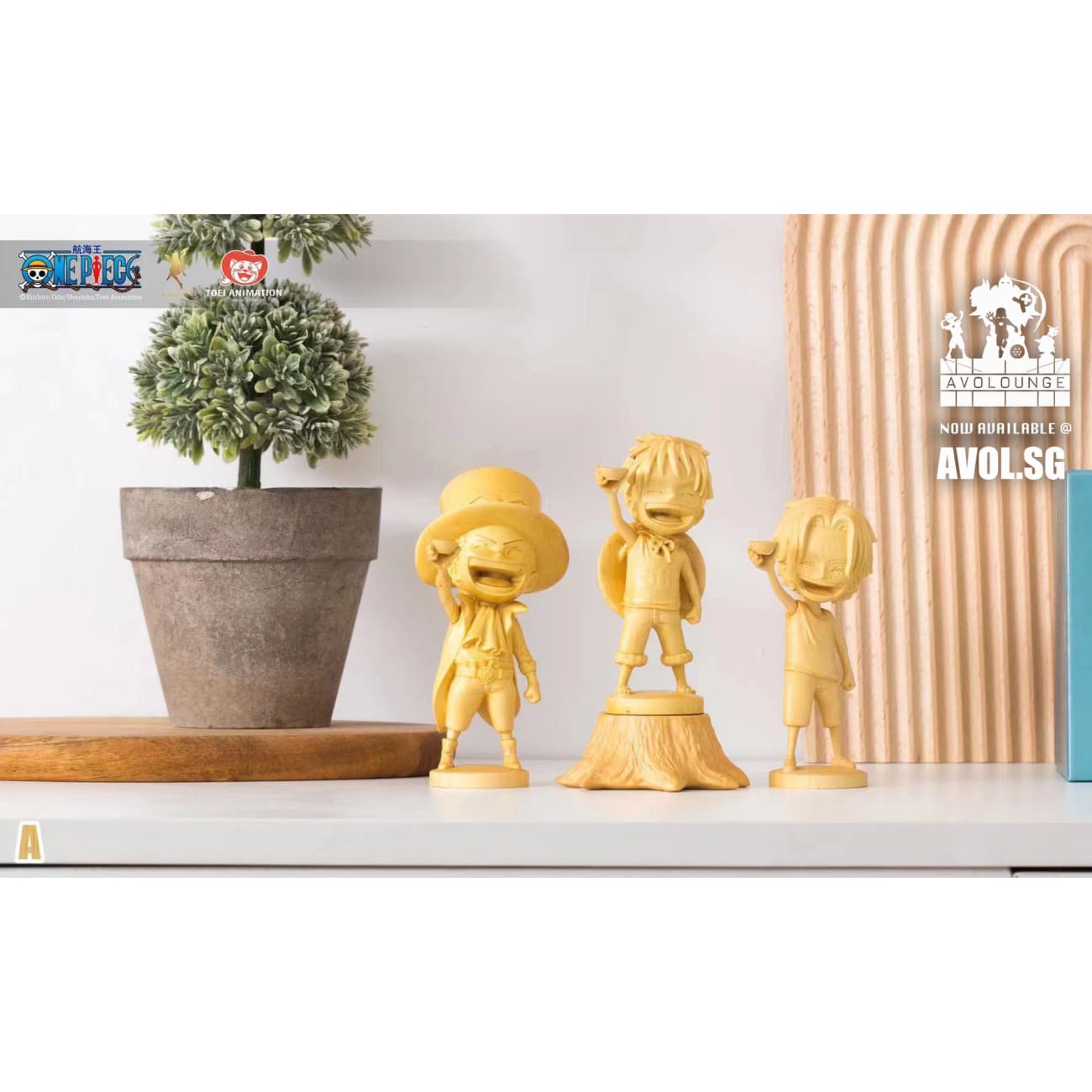 Soul Wing X Toei Animation - The sworn 3 brothers set- Luffy; Ace ; Sabo [3 variants]