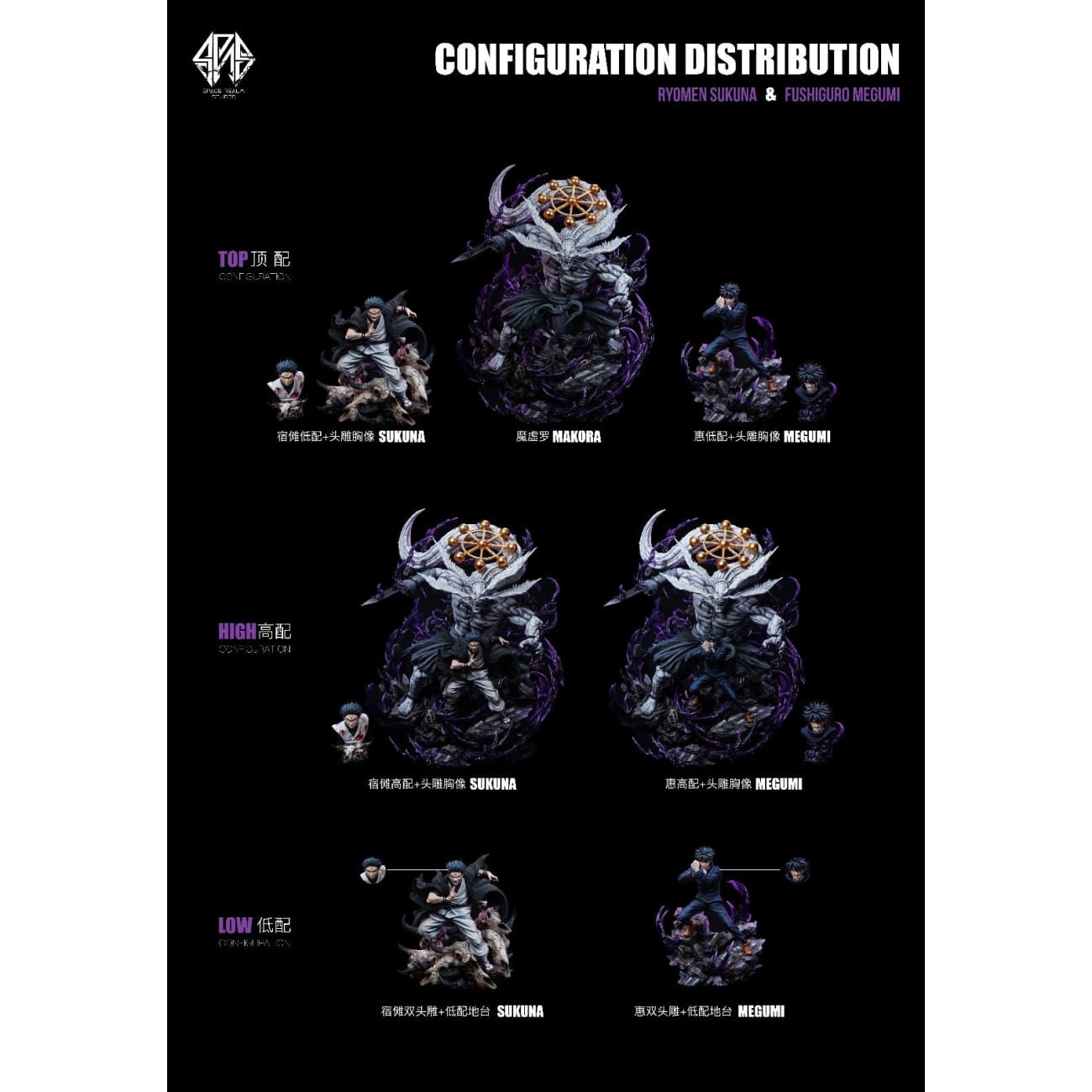 Space Realm Studio - Ryomen Sukuna / Megumi Fushiguro [5 Variants]