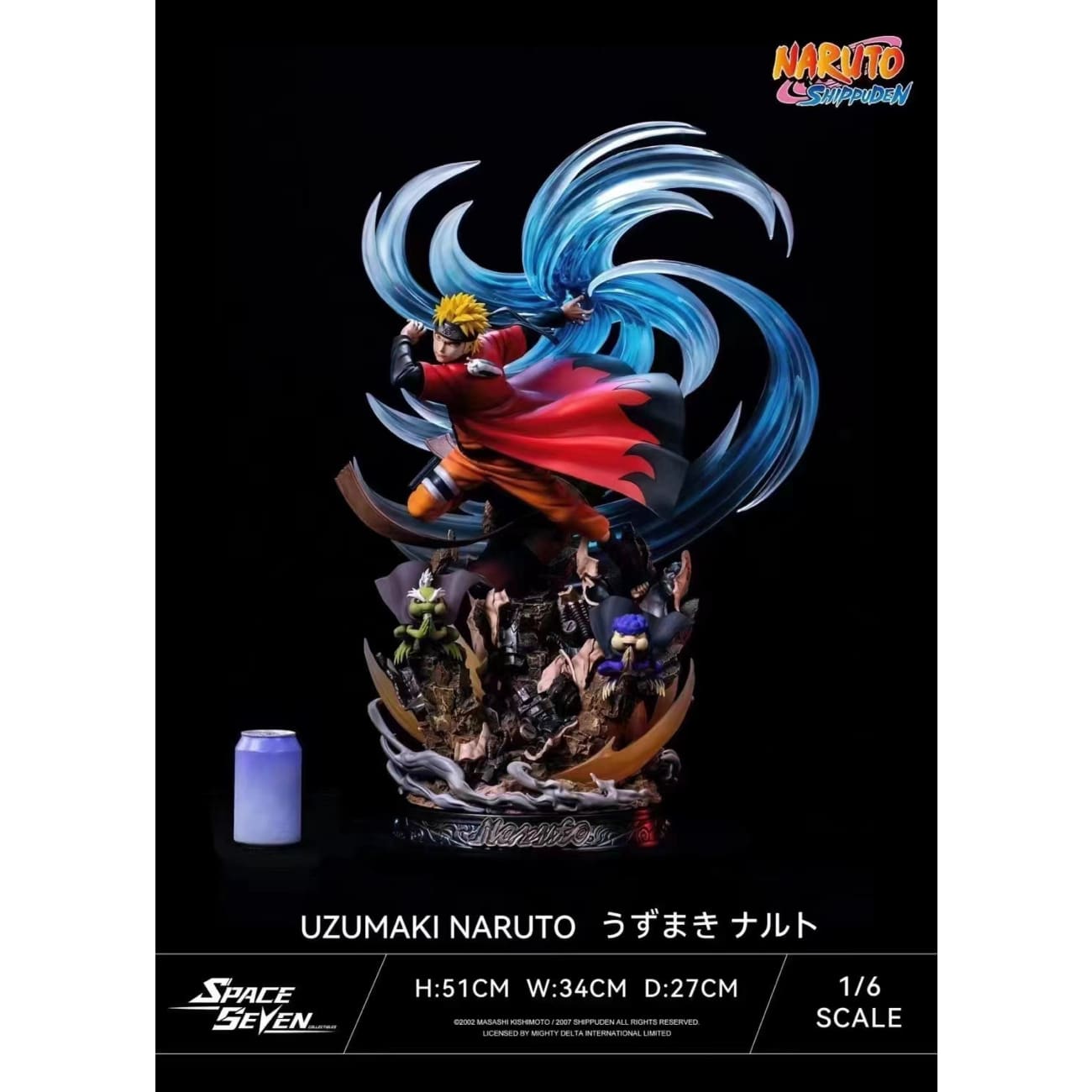 Space Seven Collectibles Studio - Sage Mode Naruto [Licensed] 