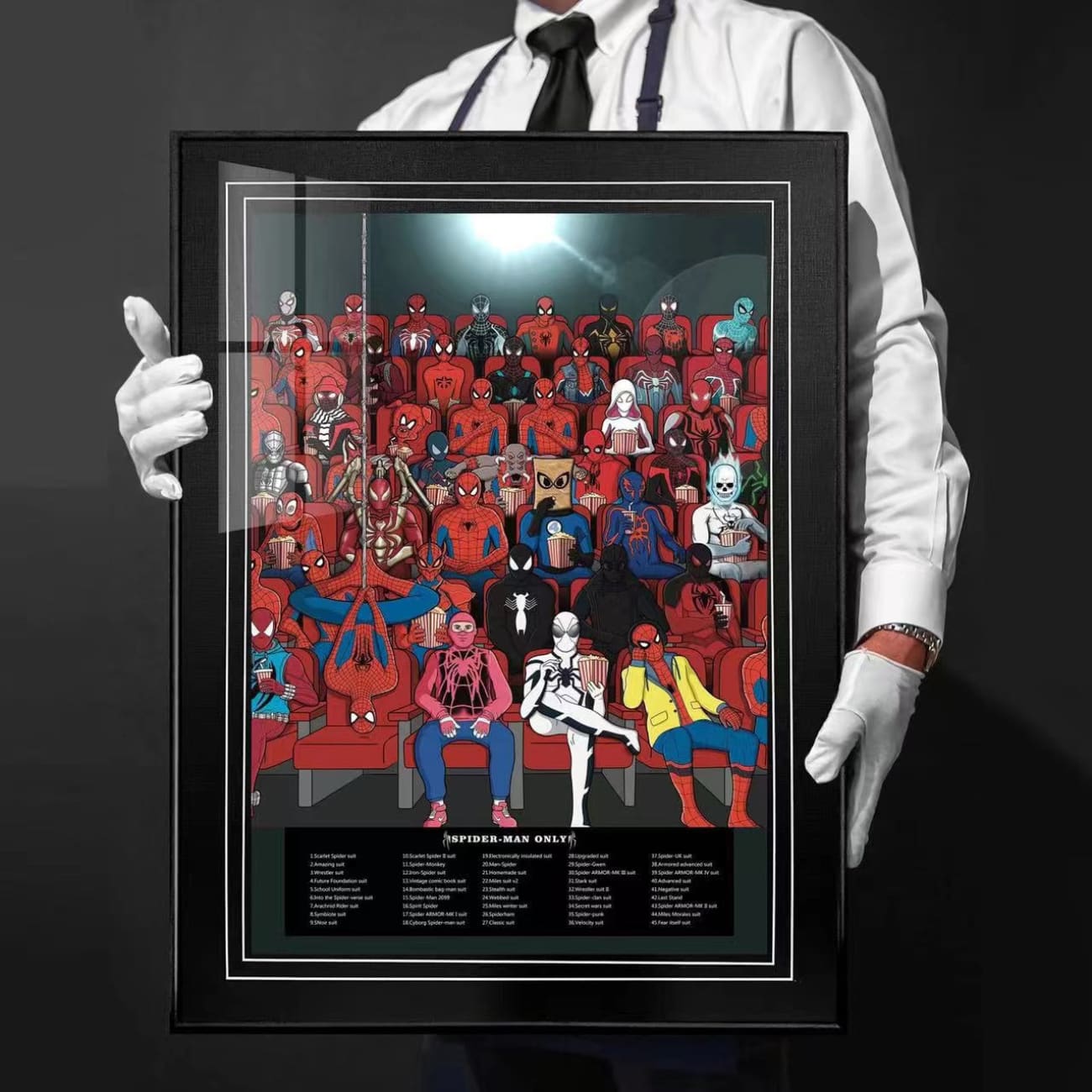 Spiderman Cinema Poster Frame [38cm x 53cm]