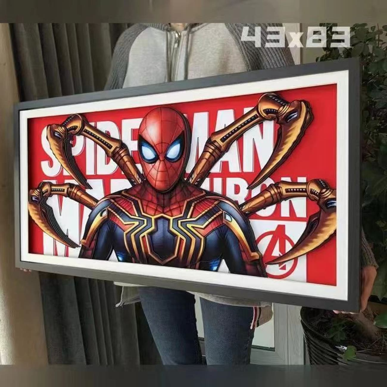 Spiderman Iron Armor Poster frame 