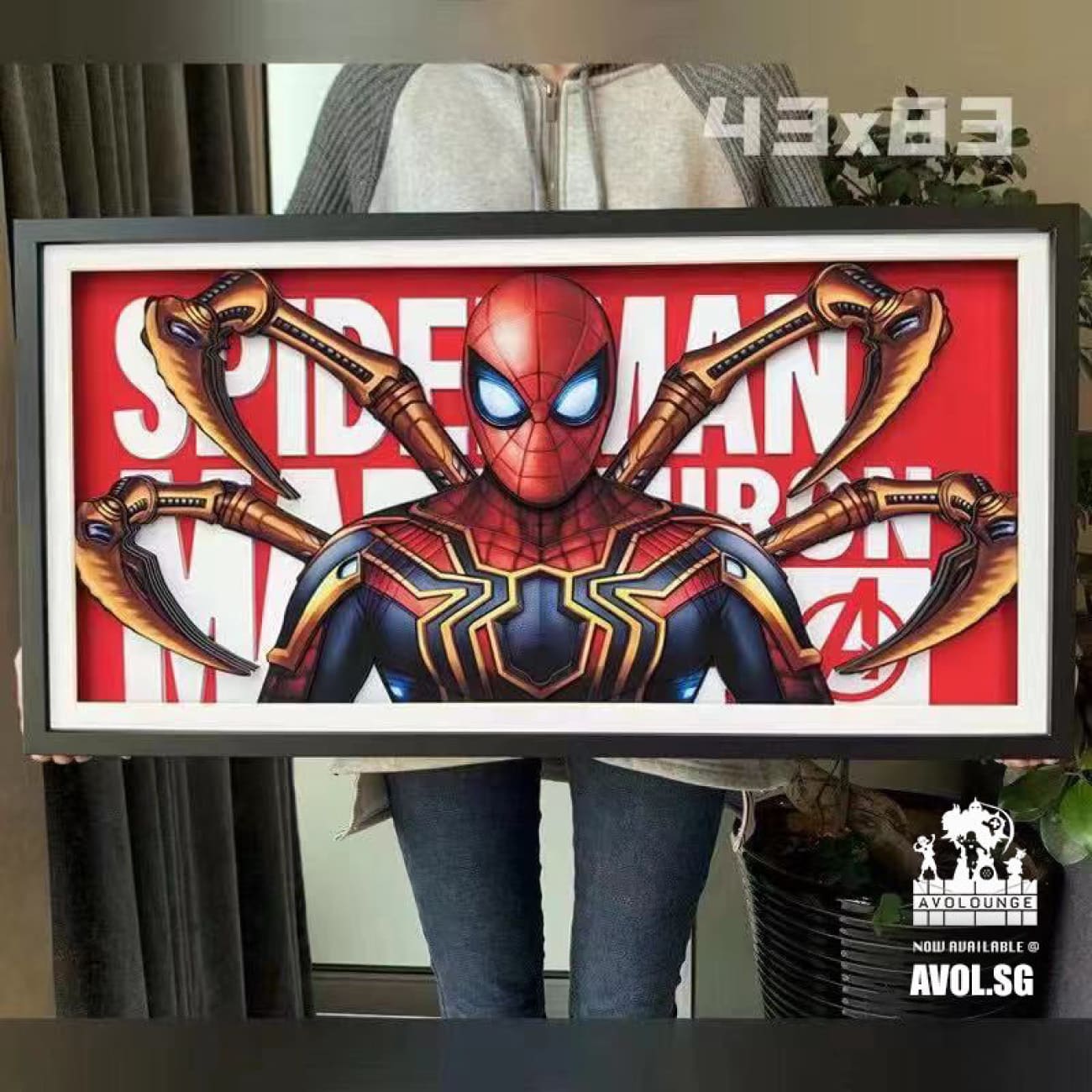 Spiderman Iron Armor Poster frame 