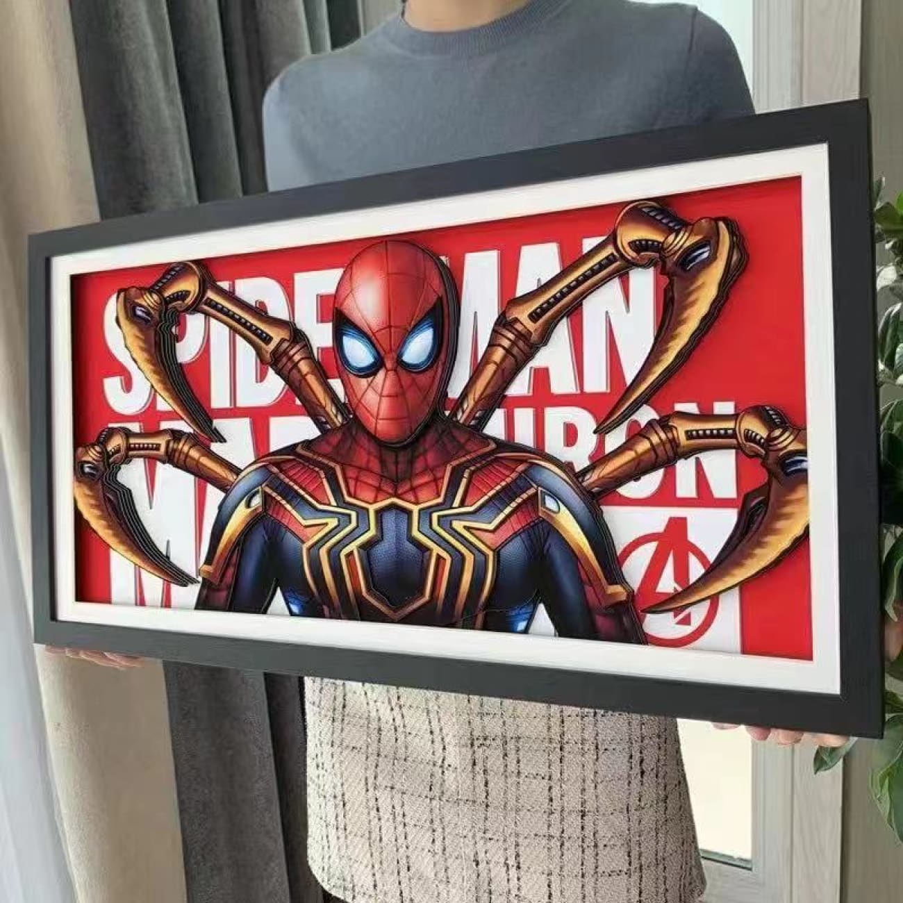Spiderman Iron Armor Poster frame 