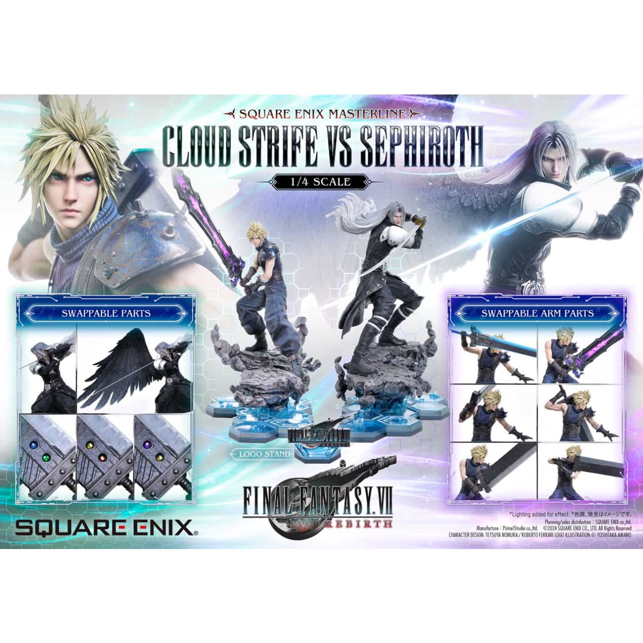 Square Enix Masterline x Prime 1 Studio - Cloud Strife vs Sephiroth [5 Variants]