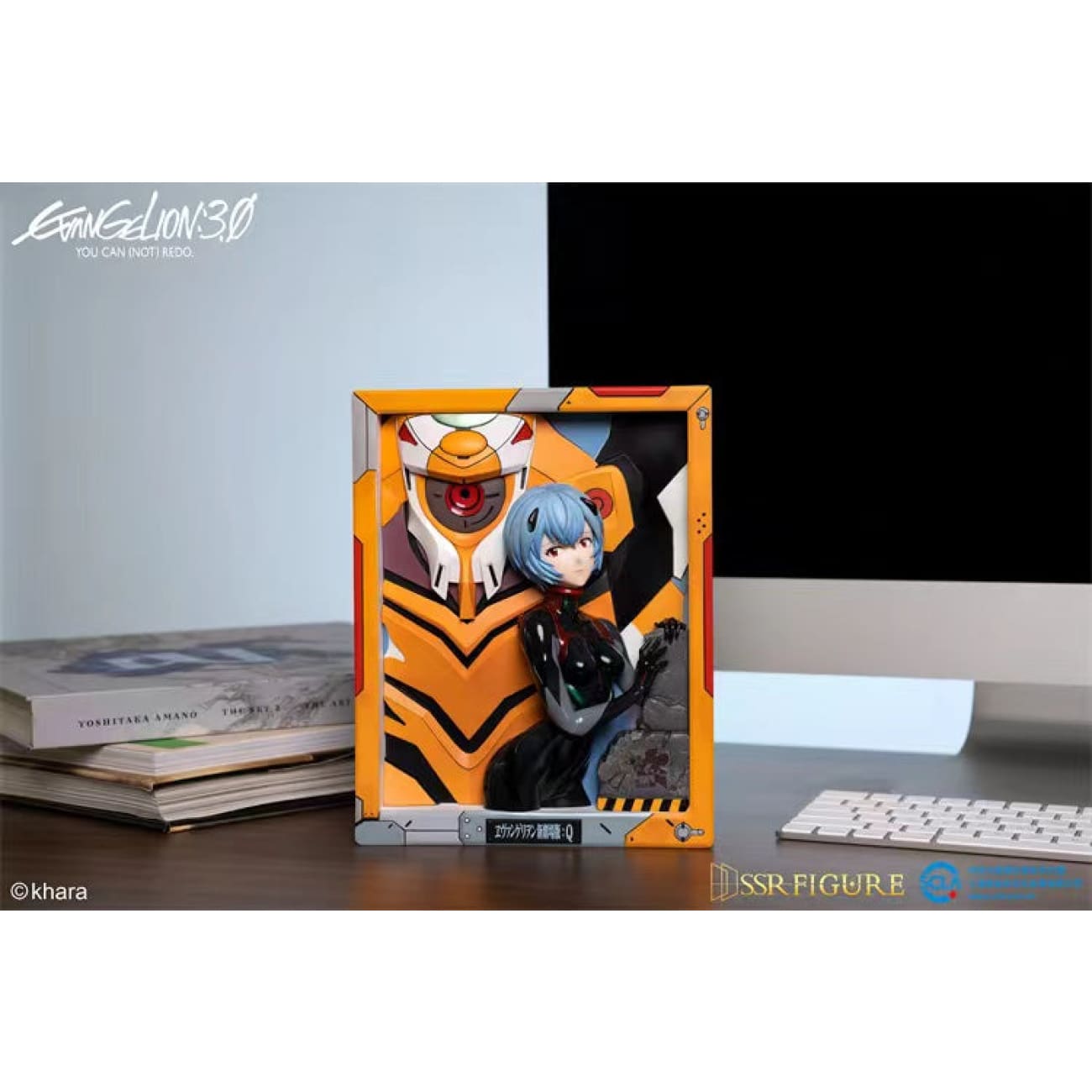 SSR Figure x Infinity Studio - Battle Suit Ver Rei Ayanami 3D Art Frame