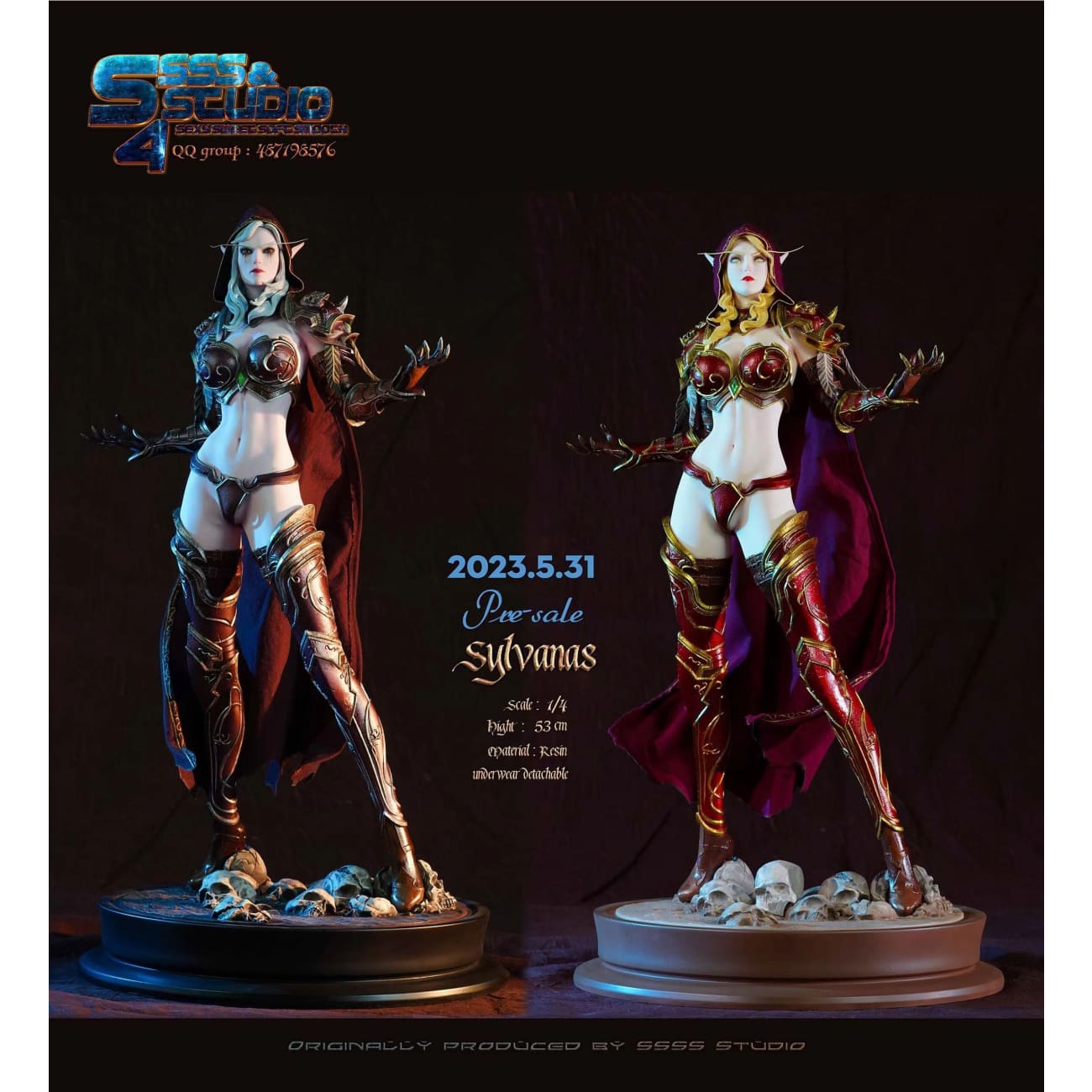 SSSS Studio / Sexy Sweet Soft Smooth Studio - Sylvanas Windrunner [Cast Off][4 Variants]