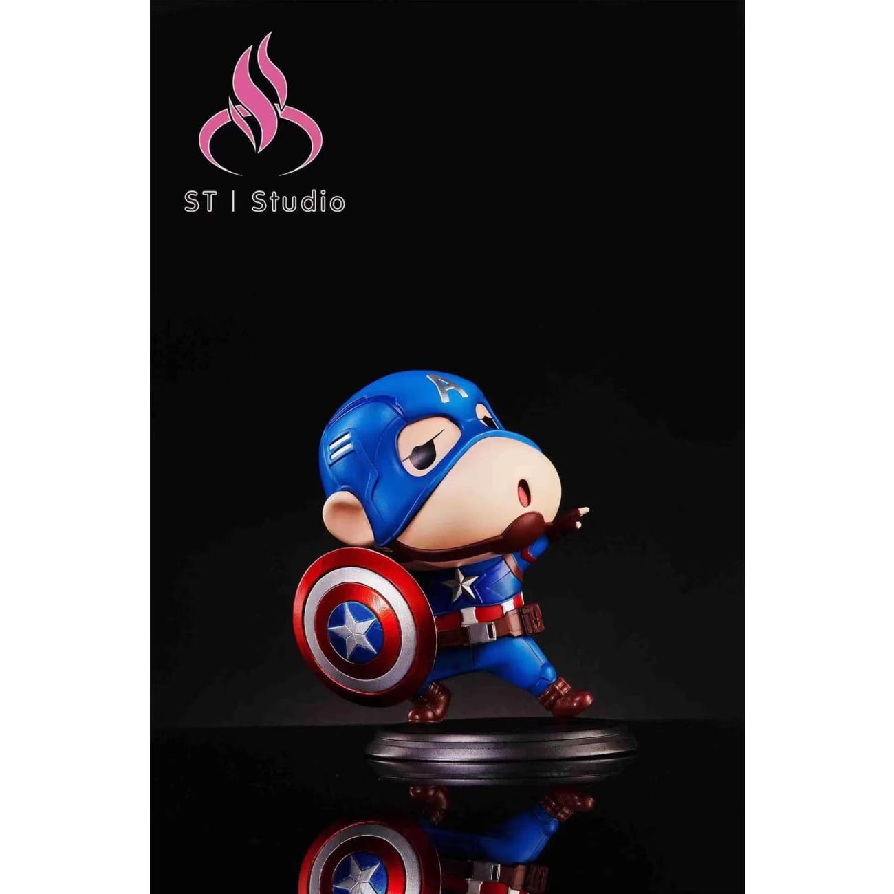 ST Studio - Crayon Shin Chan cosplay Captain American