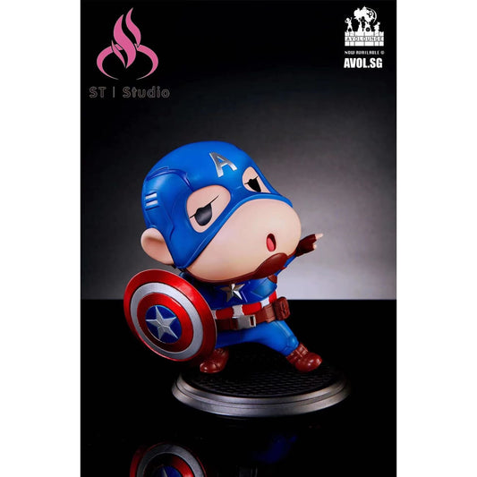 ST Studio - Crayon Shin Chan cosplay Captain American