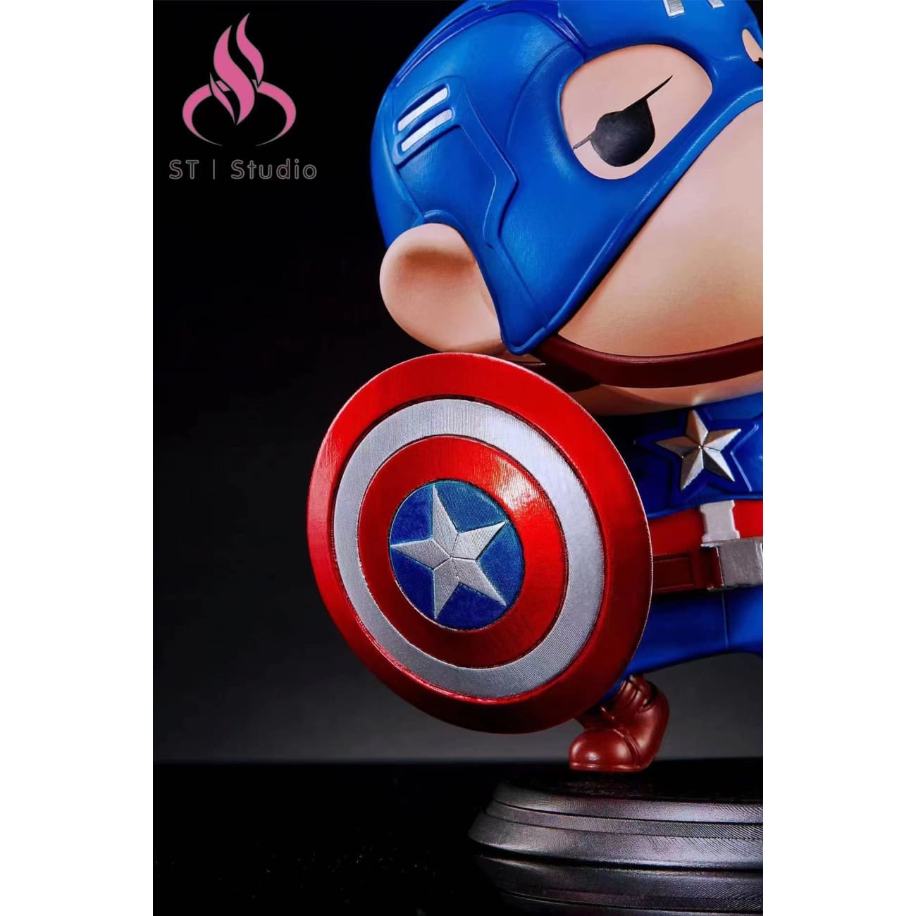 ST Studio - Crayon Shin Chan cosplay Captain American