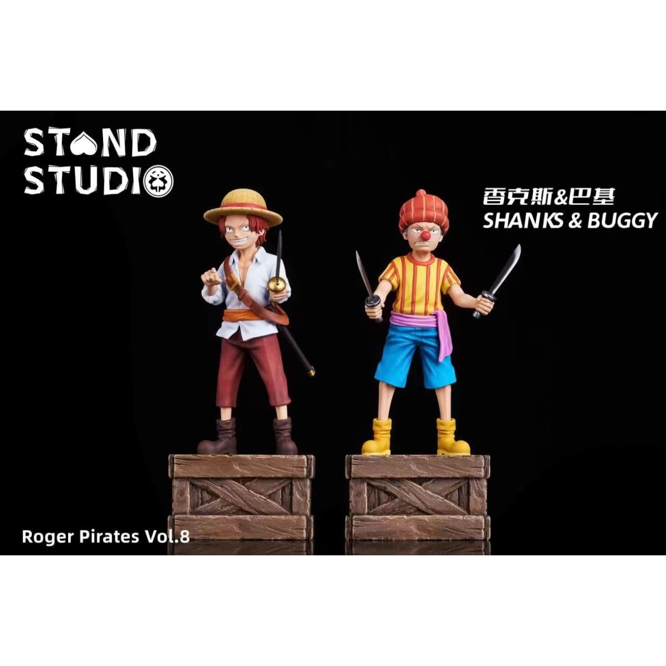 Stand Studio - Red Hair Shanks & Buggy