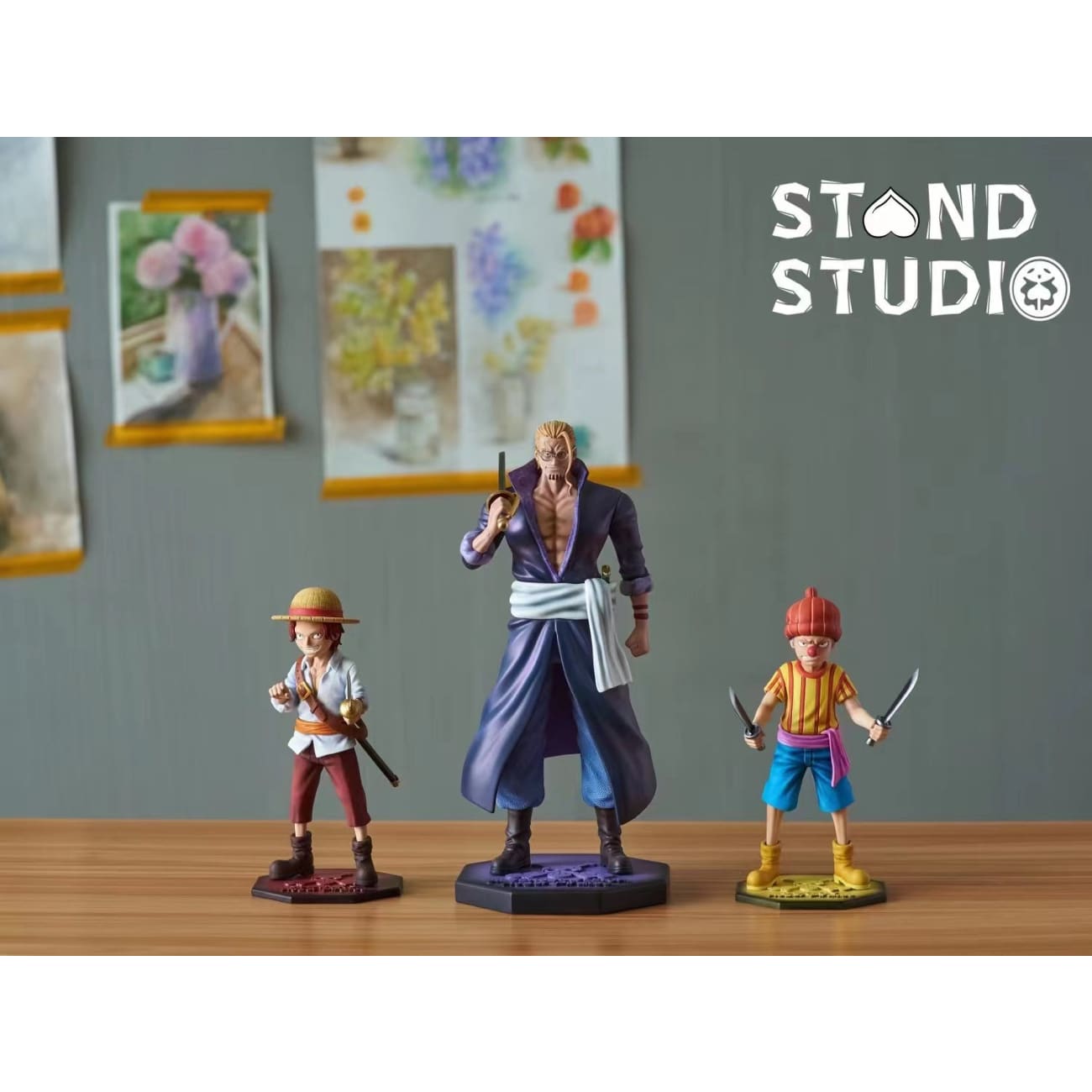 Stand Studio - Red Hair Shanks & Buggy