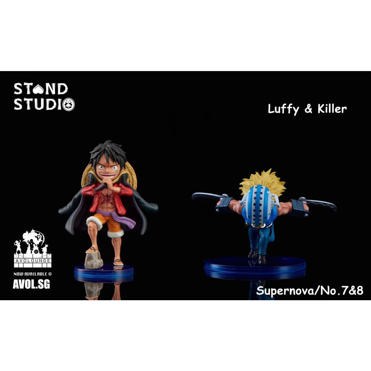 Stand Studio  - Supernova Luffy and Killer [MEGA]
