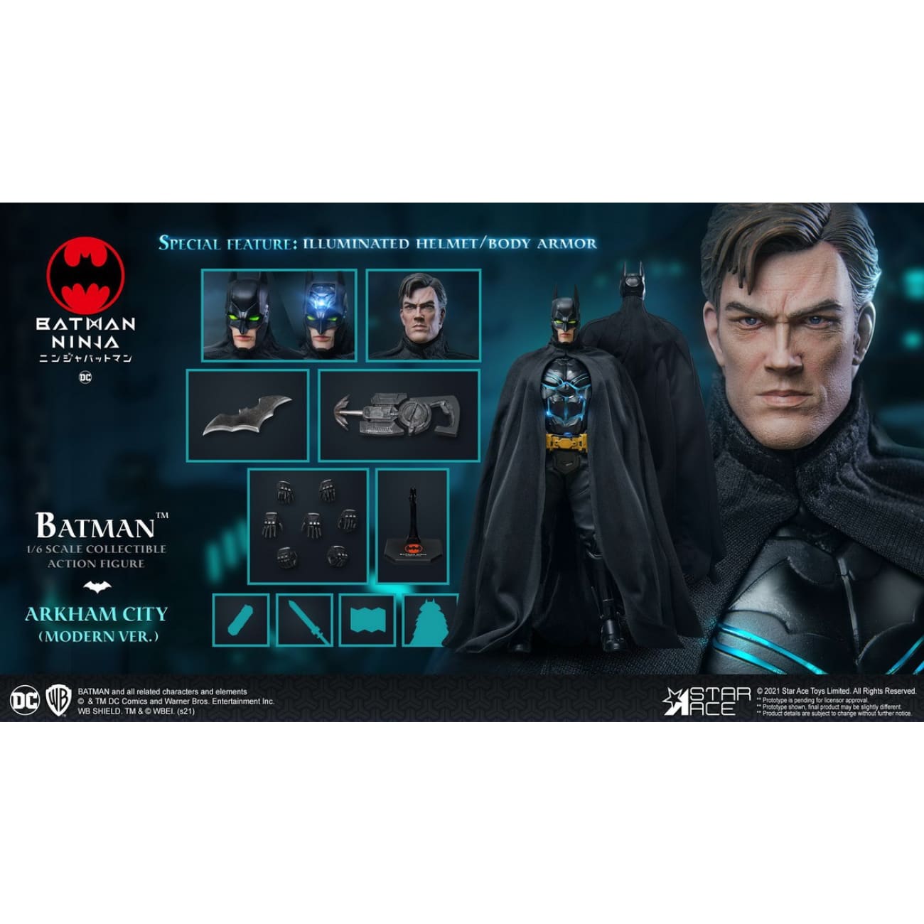 Star Ace Toys - Modern Batman Ninja [2 Variants]