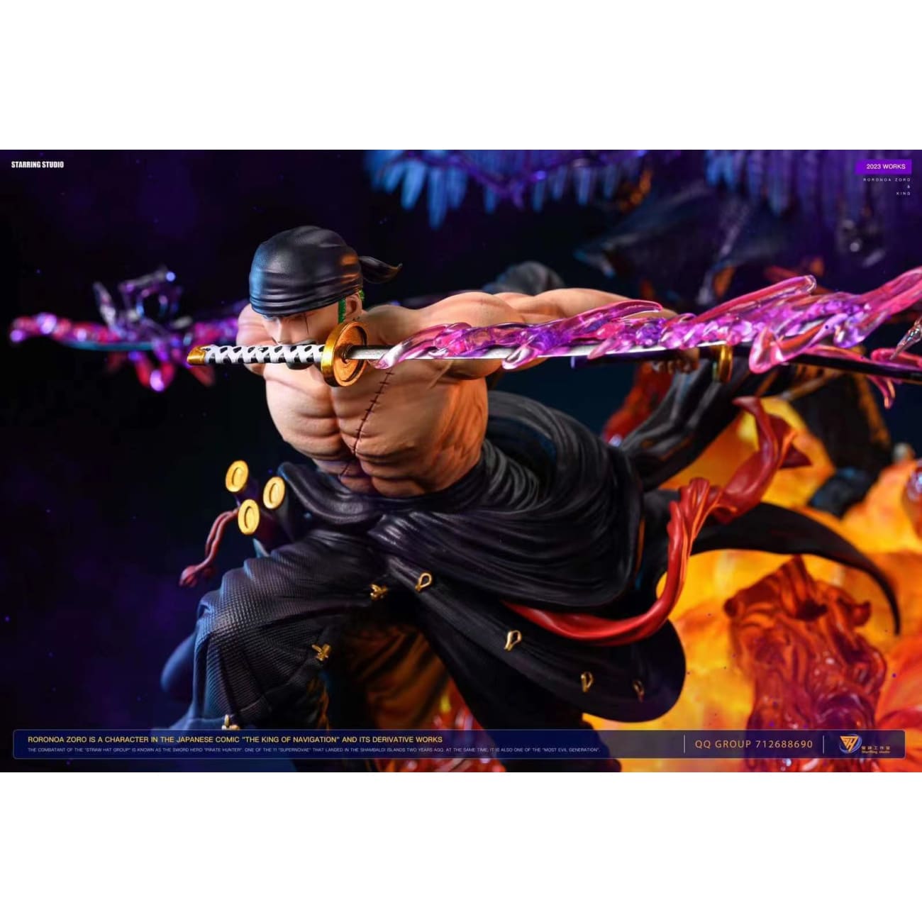 Starring Studio - Roronoa Zoro vs King