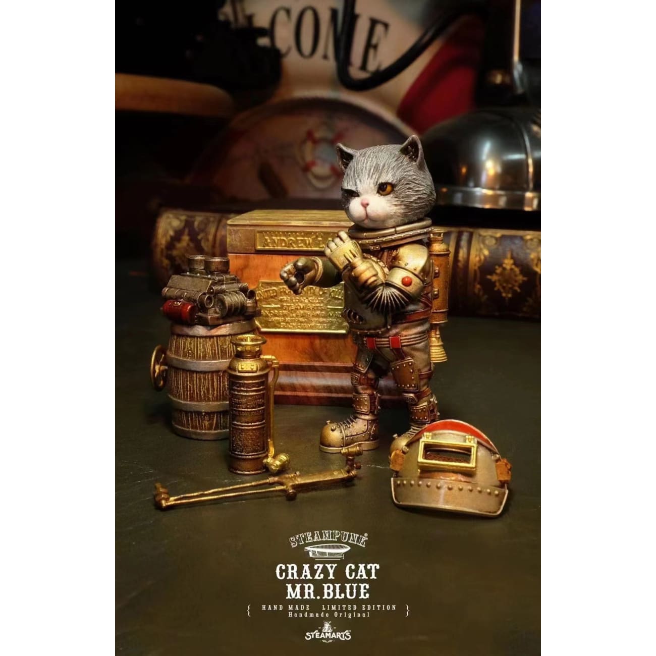 Steamarts - Crazy Cat Mr Blue  [ 2 variants]