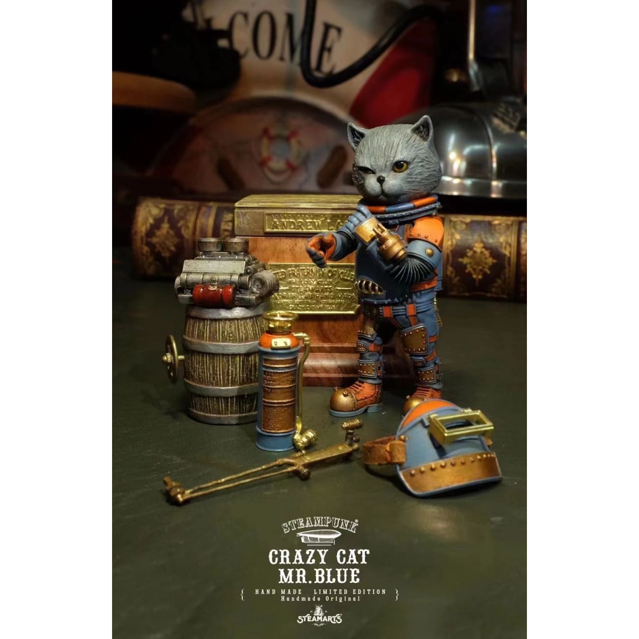 Steamarts - Crazy Cat Mr Blue  [ 2 variants]