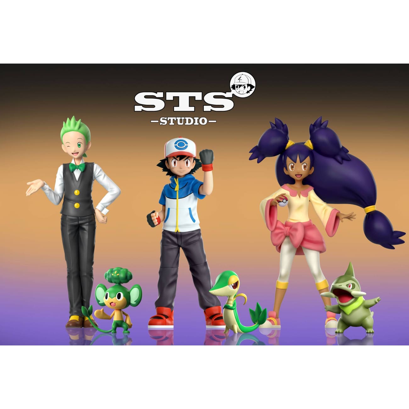 STS Studio - Main Characters of Pokemon TV Unova Team [6 Variants]