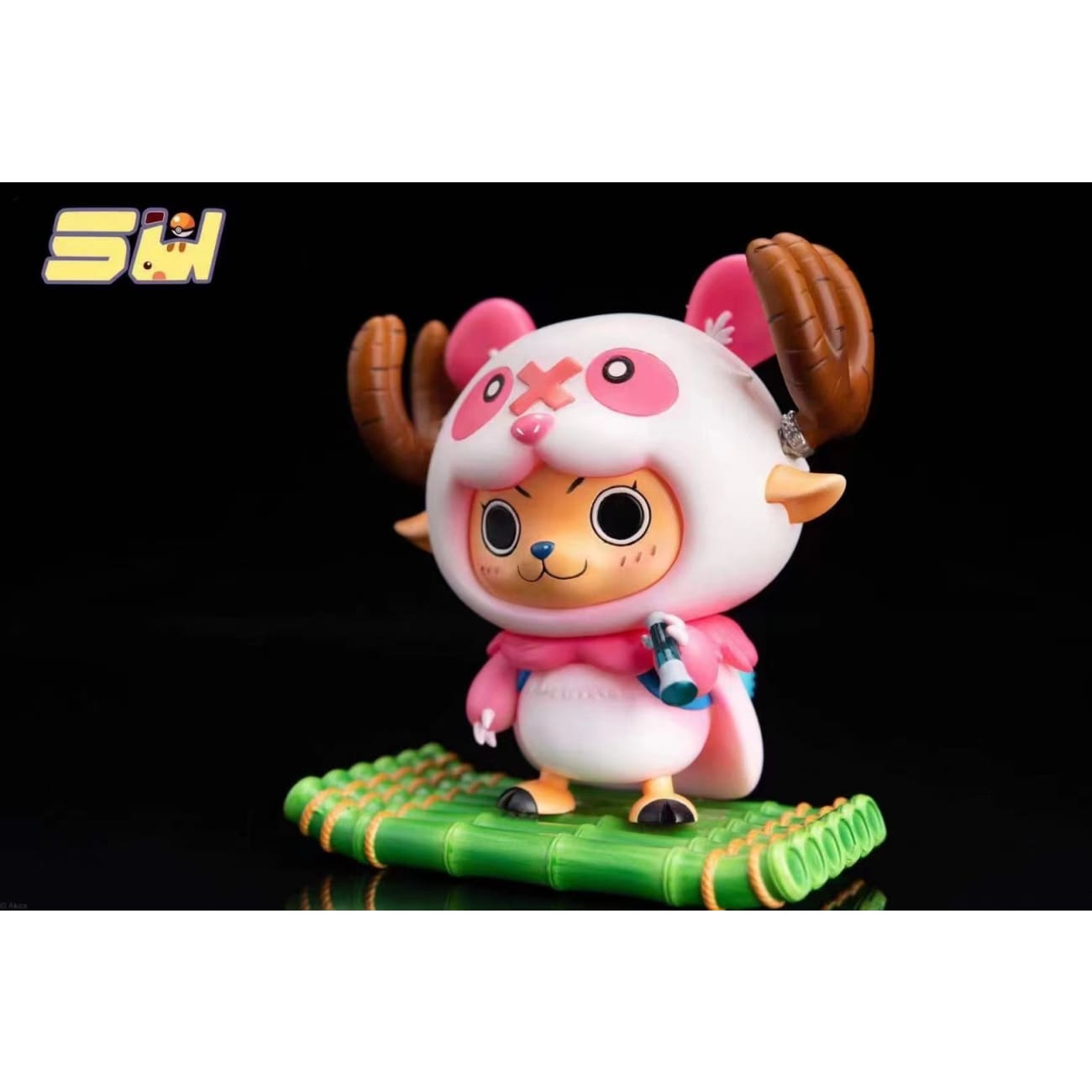 SU Studio - Tony Tony Chopper cosplay Panda [Black / Pink]