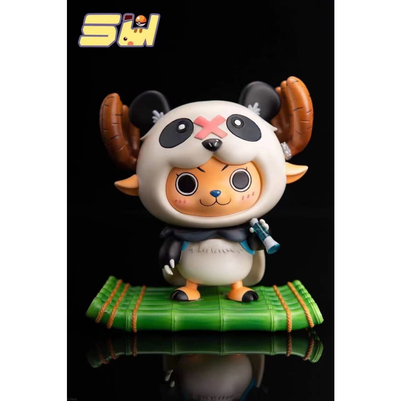SU Studio - Tony Tony Chopper cosplay Panda [Black / Pink]