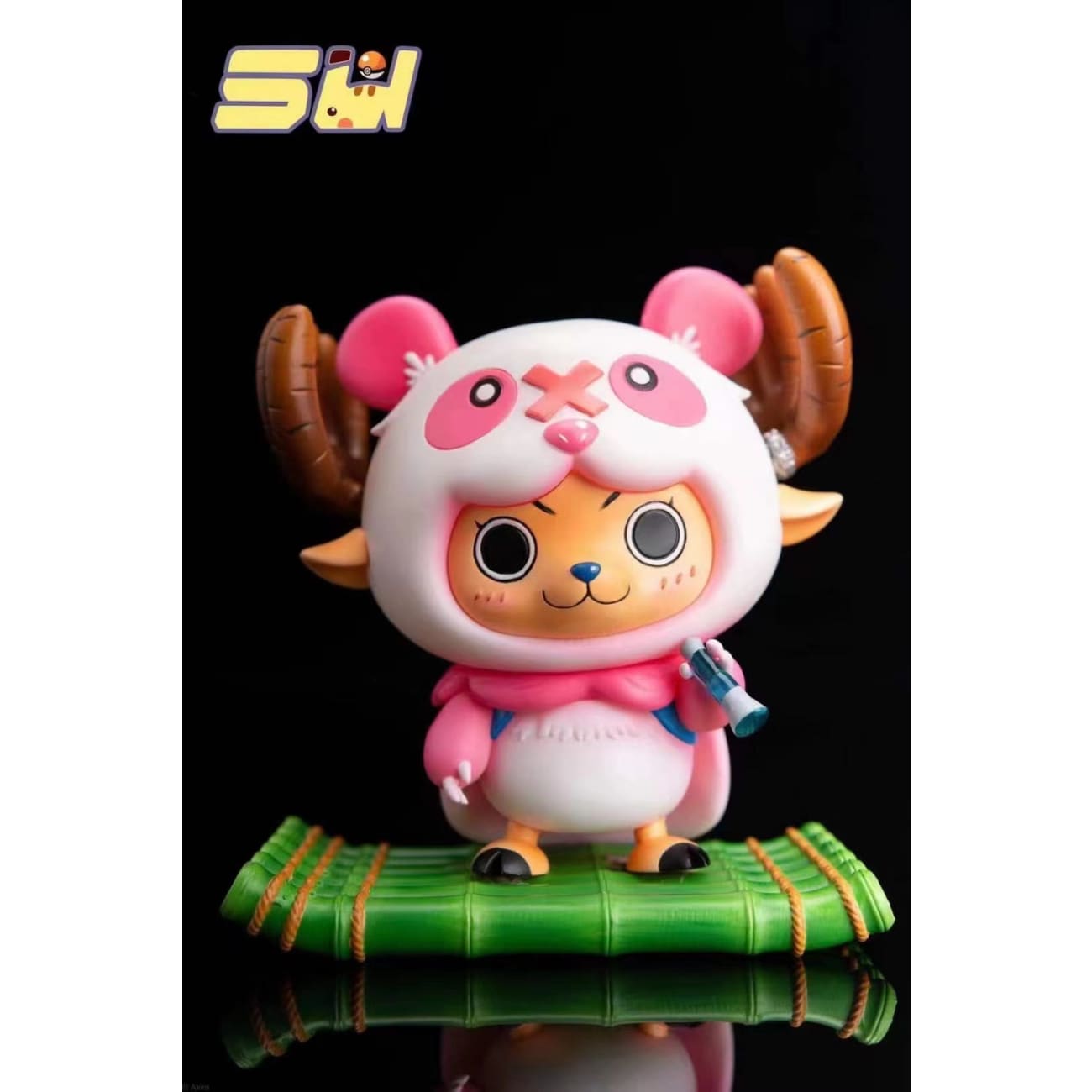 SU Studio - Tony Tony Chopper cosplay Panda [Black / Pink]