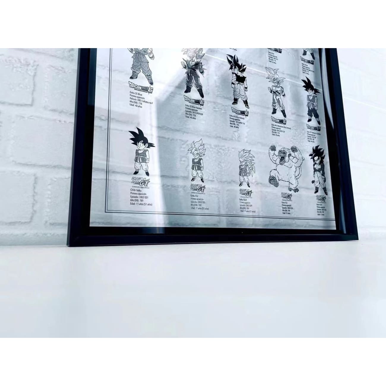 Sun Goku From 11 to 51 Years Old Acrylic Photo Frame [38cm x 53cm]
