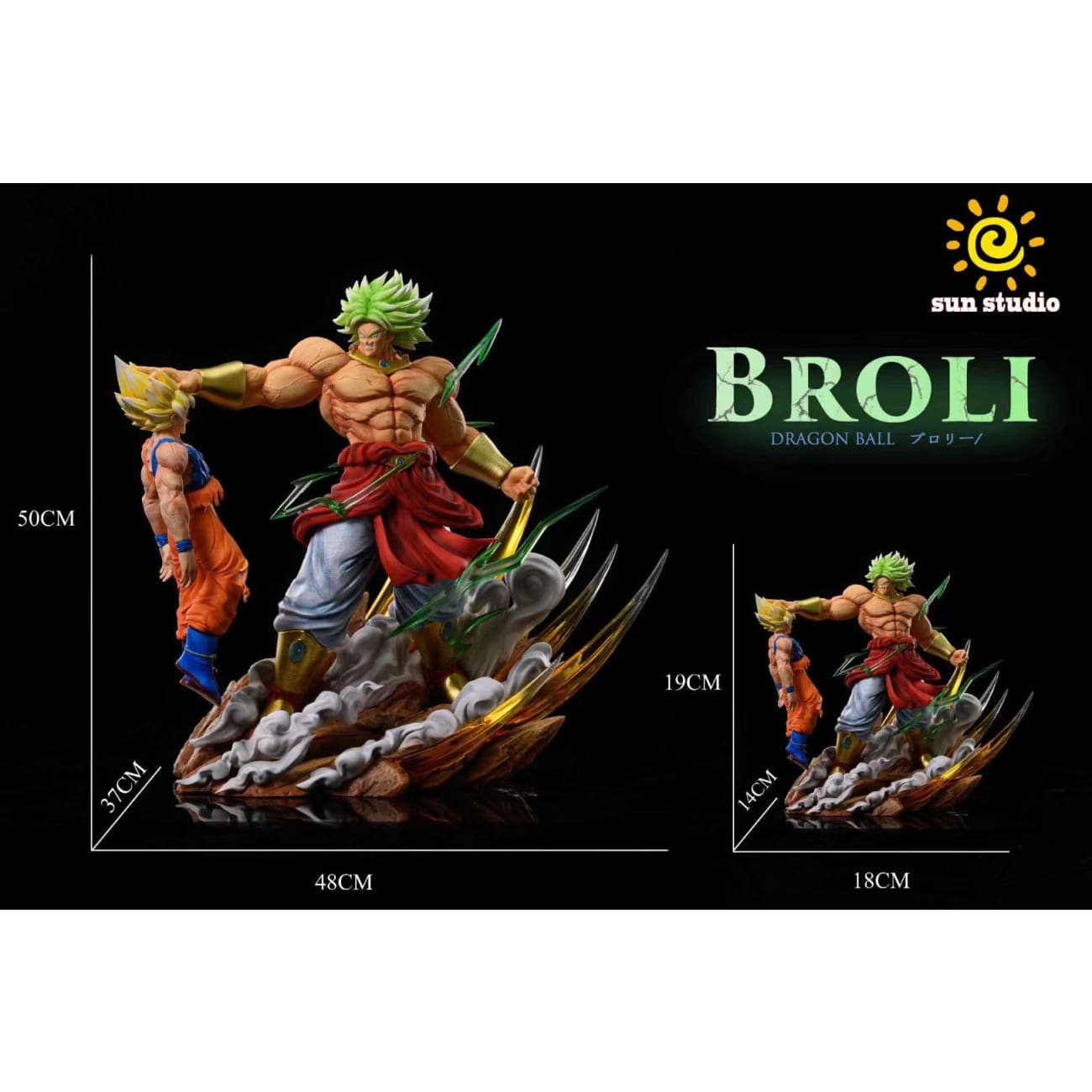 Sun Studio - Broly vs Son Goku [WCF Scale / 1/6 Scale]