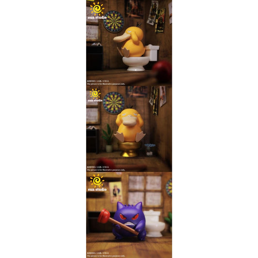 Sun Studio - Constipated Psyduck / Unclogged Gengar