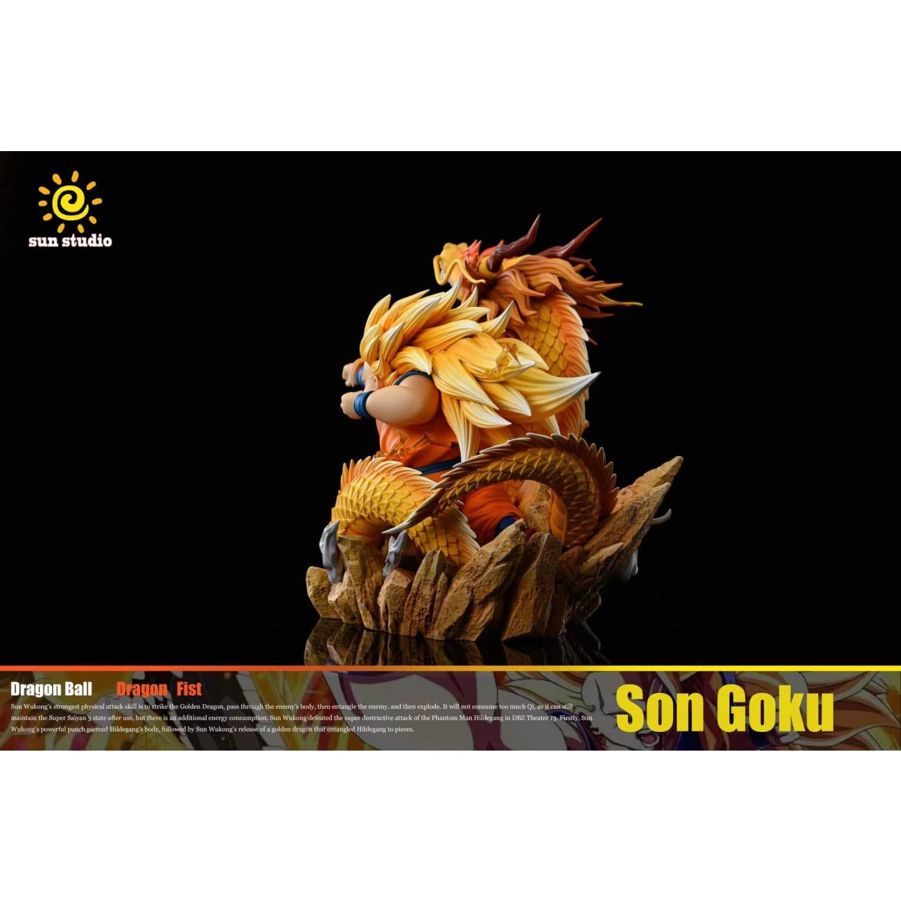 Sun Studio - Fatty SS3 Son Goku Dragon Fist [Standard Version / Gold Version]