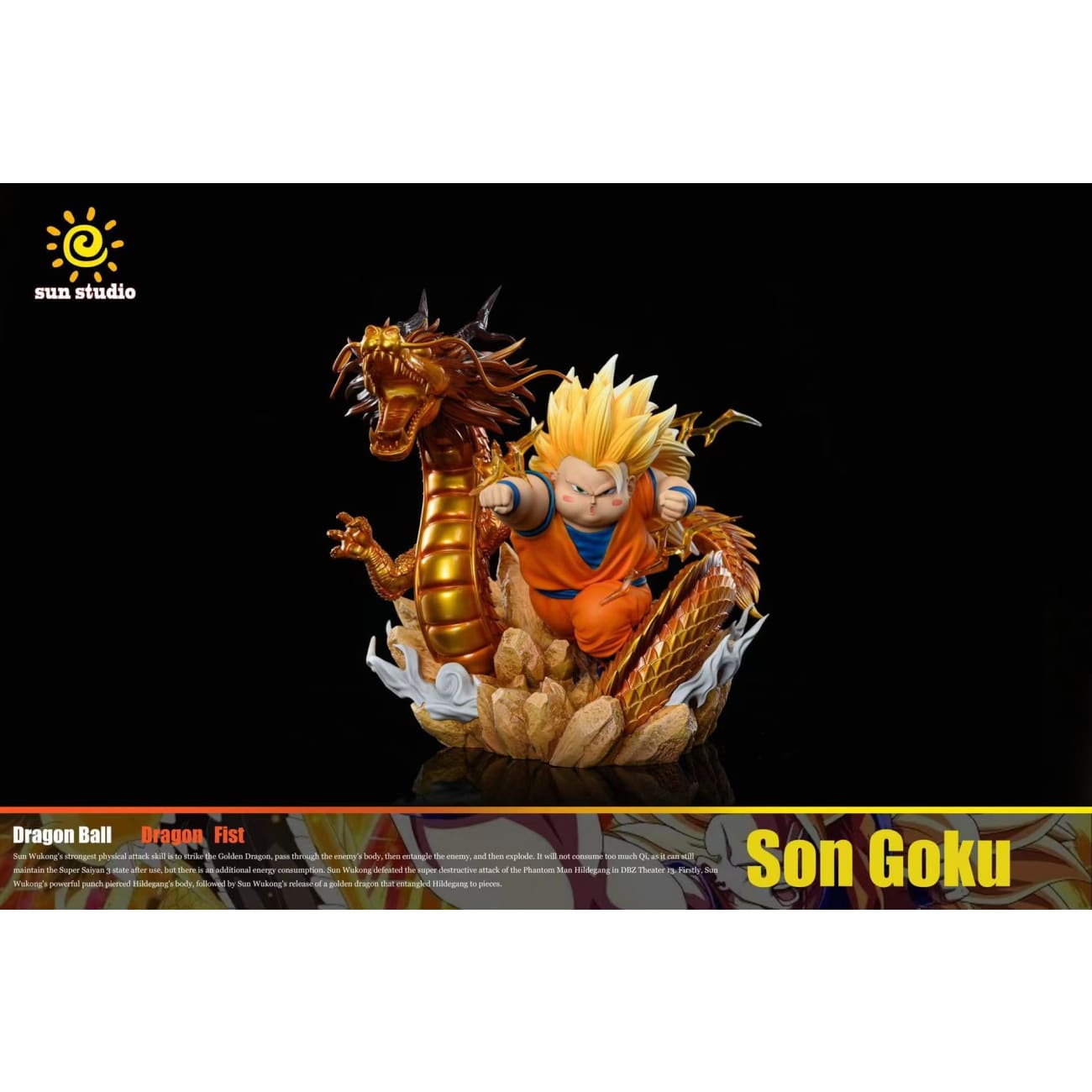 Sun Studio - Fatty SS3 Son Goku Dragon Fist [Standard Version / Gold Version]