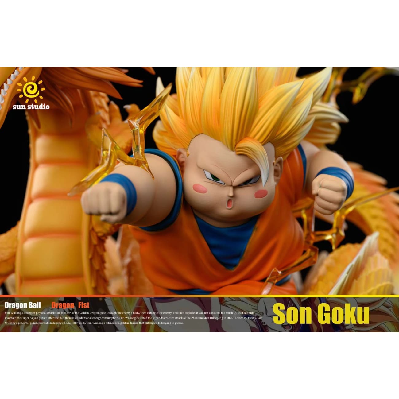 Sun Studio - Fatty SS3 Son Goku Dragon Fist [Standard Version / Gold Version]