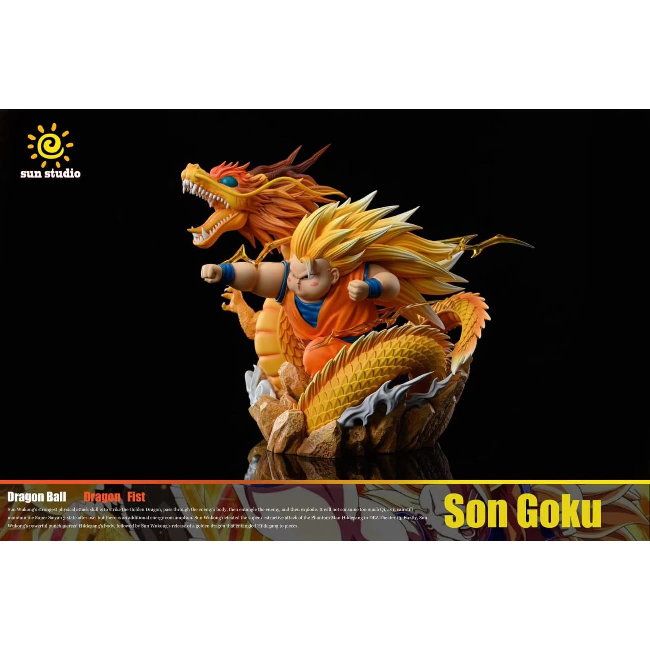 Sun Studio - Fatty SS3 Son Goku Dragon Fist [Standard Version / Gold Version]