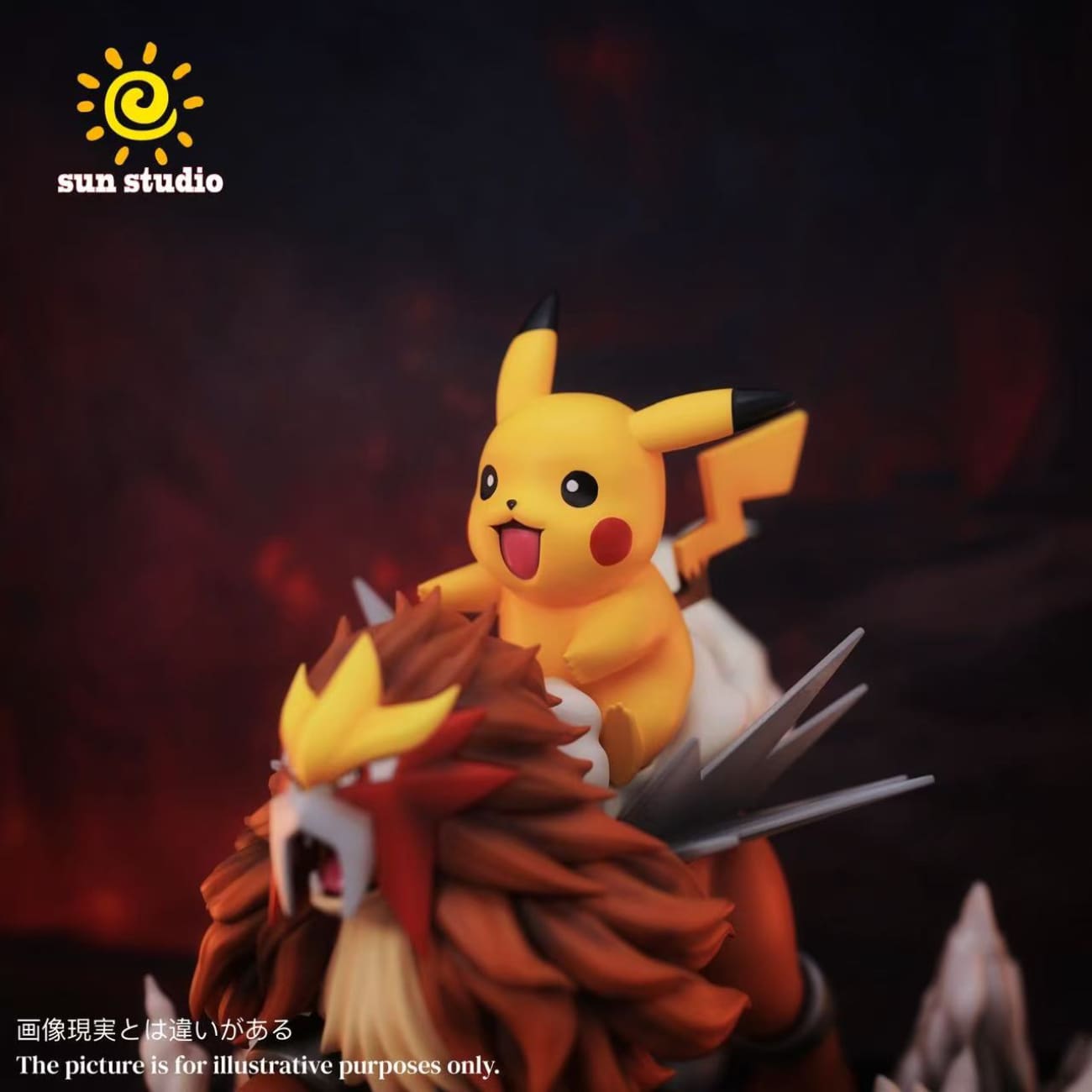 Sun Studio - Pikachu Riding Entei