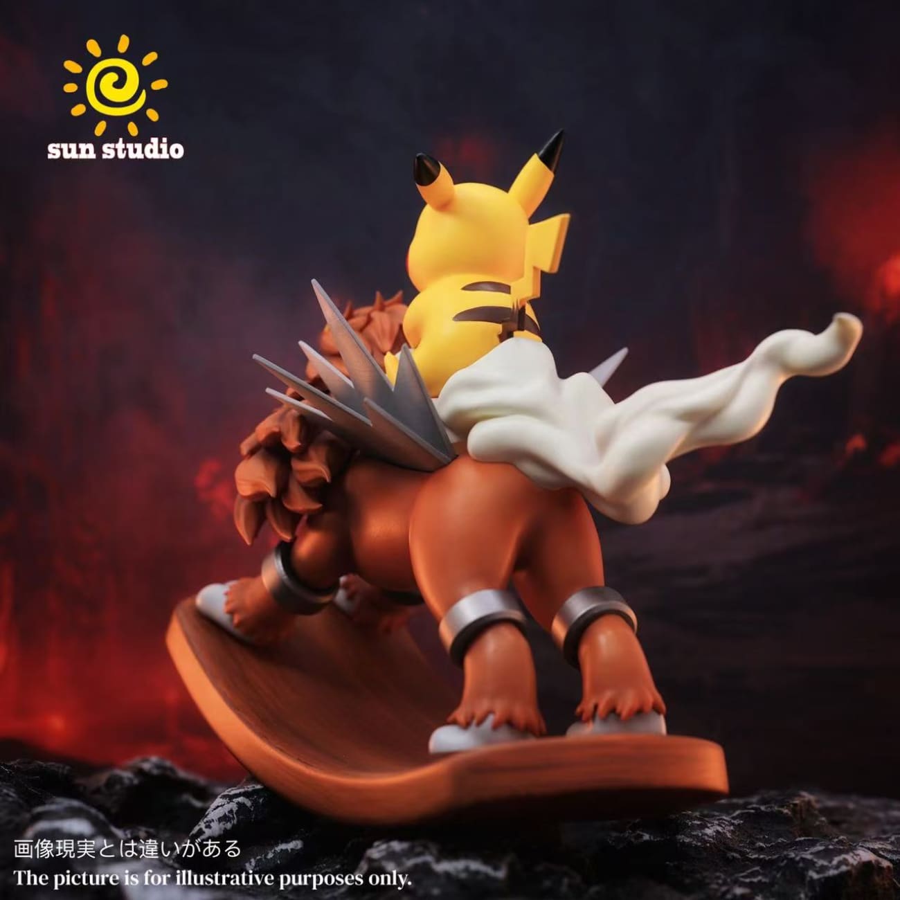 Sun Studio - Pikachu Riding Entei