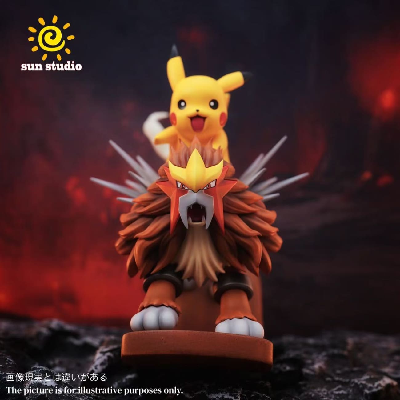 Sun Studio - Pikachu Riding Entei