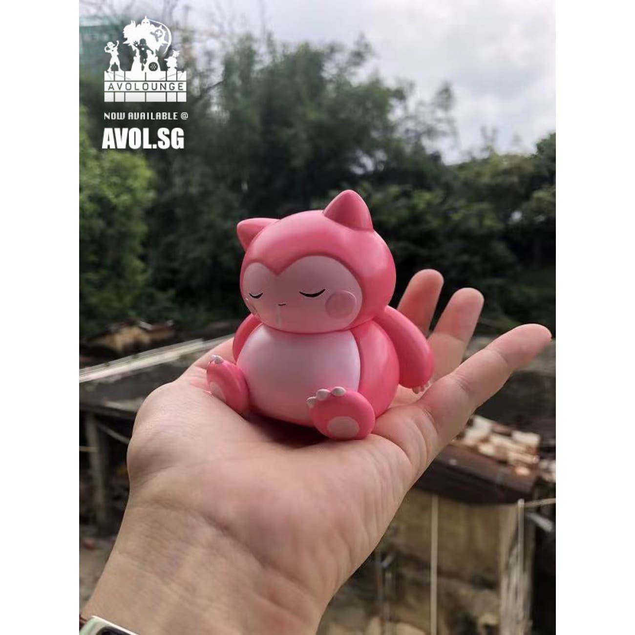 Sun Studio -  Pinkish Sleeping Snorlax