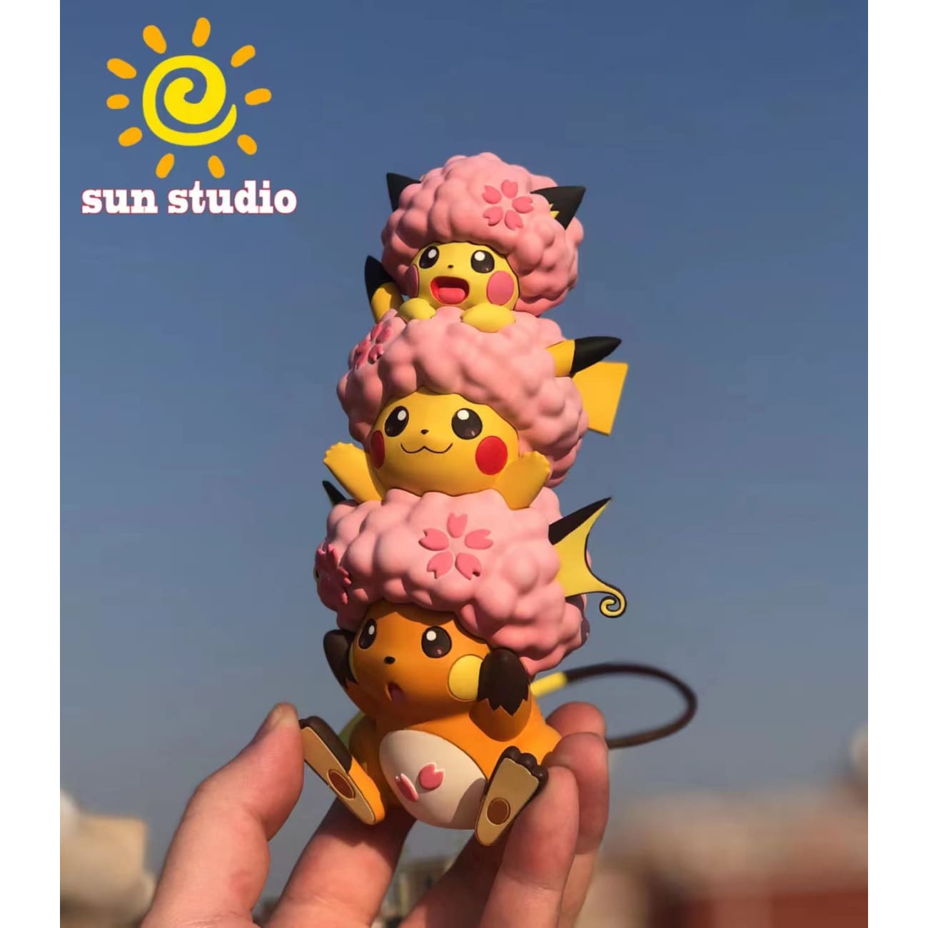 Sun Studio - Sakura Pichu, Pikachu, Raichu