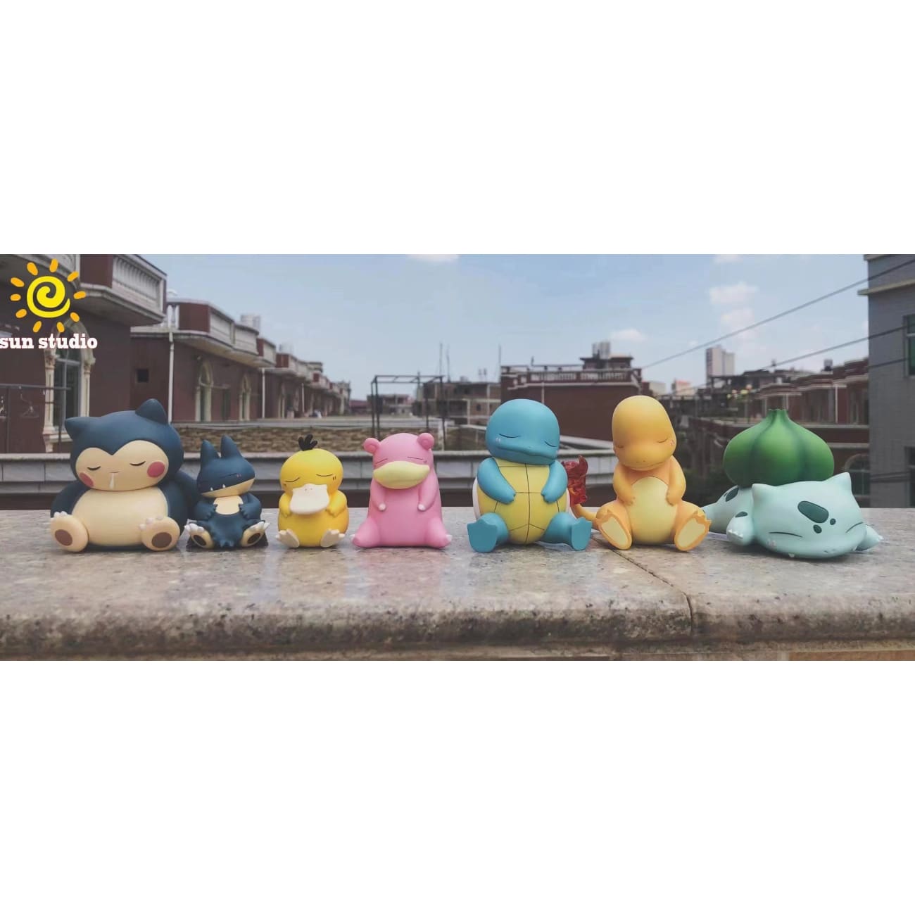 Sun Studio - Sleepy Slowpoke, Squirtle, Charmander & Bulbasaur