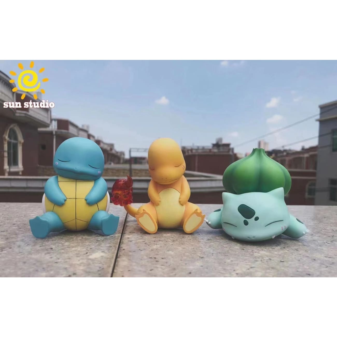 Sun Studio - Sleepy Slowpoke, Squirtle, Charmander & Bulbasaur