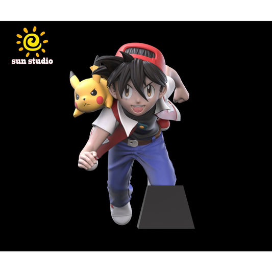 Sun Studio - World Zukan Red, Pikachu, Poliwhirl & Bulbasaur 