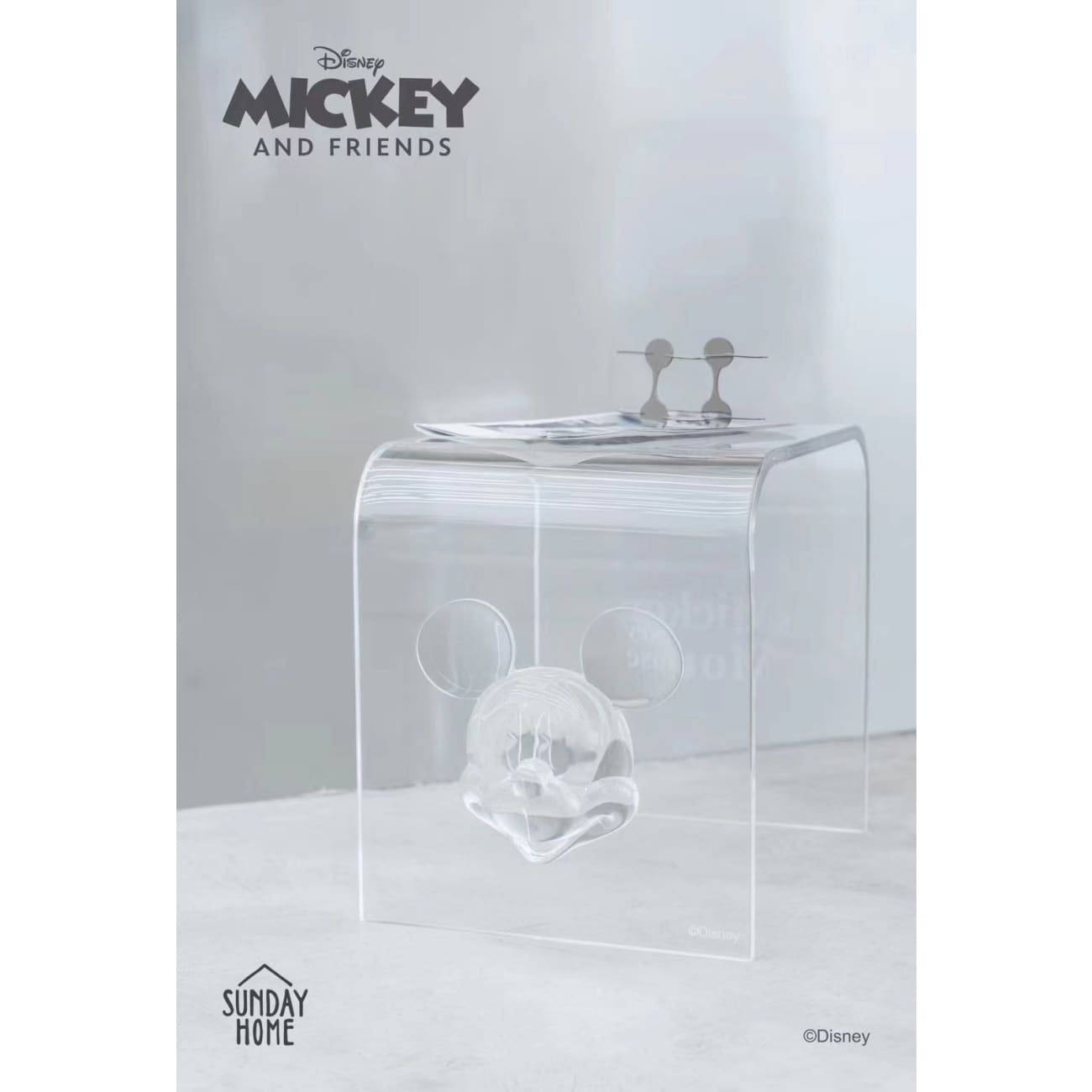 Sunday Home - Mickey Mouse Acrylic Table and Stool