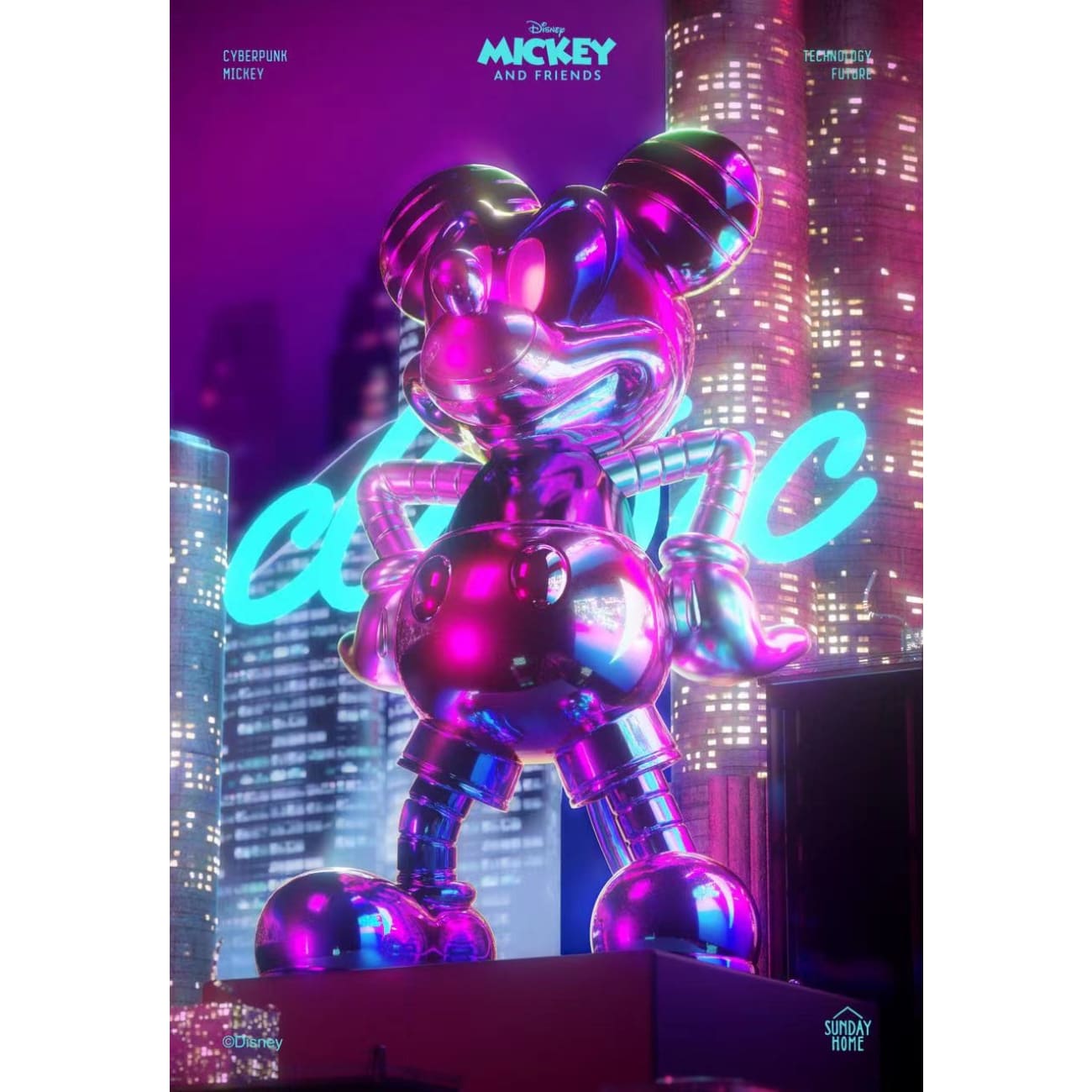 Sunday Home Studio - Cyberpunk Mickey