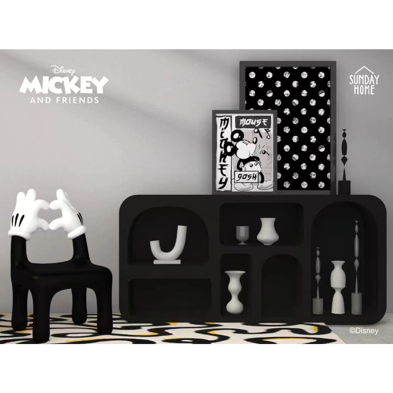 Sunday Home Studio - Mickey Mouse Hand Chair