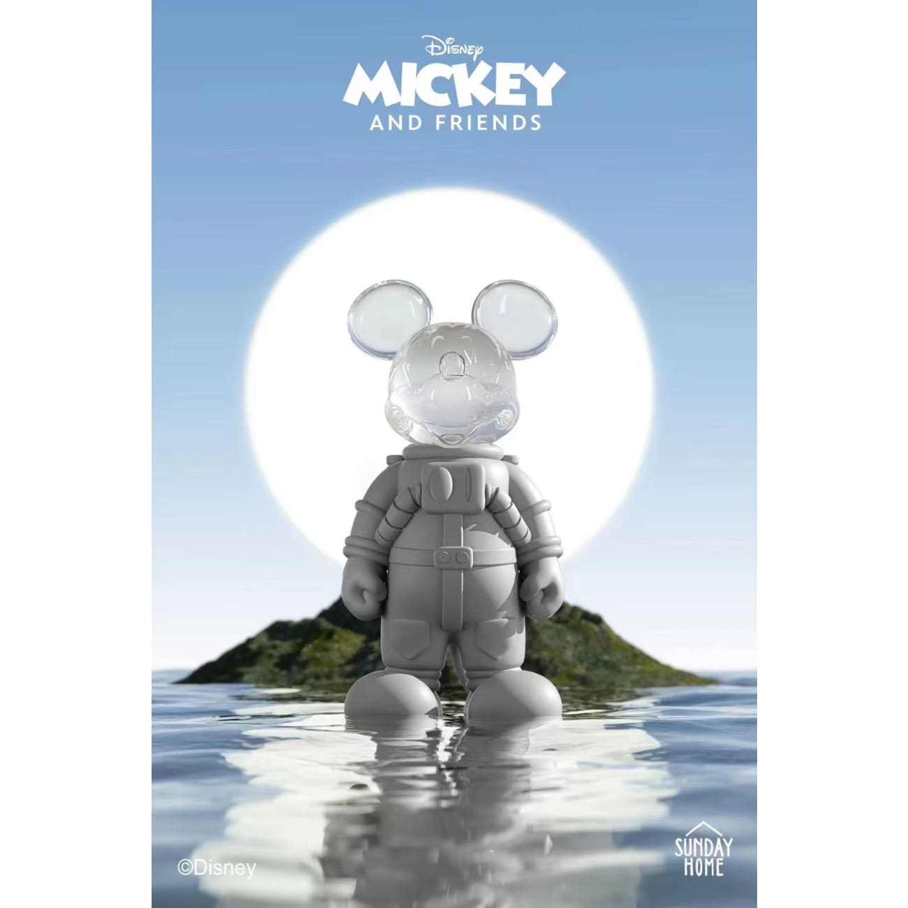 Sunday Home - The Realm Of Clear Water - Mickey Mouse [Cement Ash / Vmud Red]