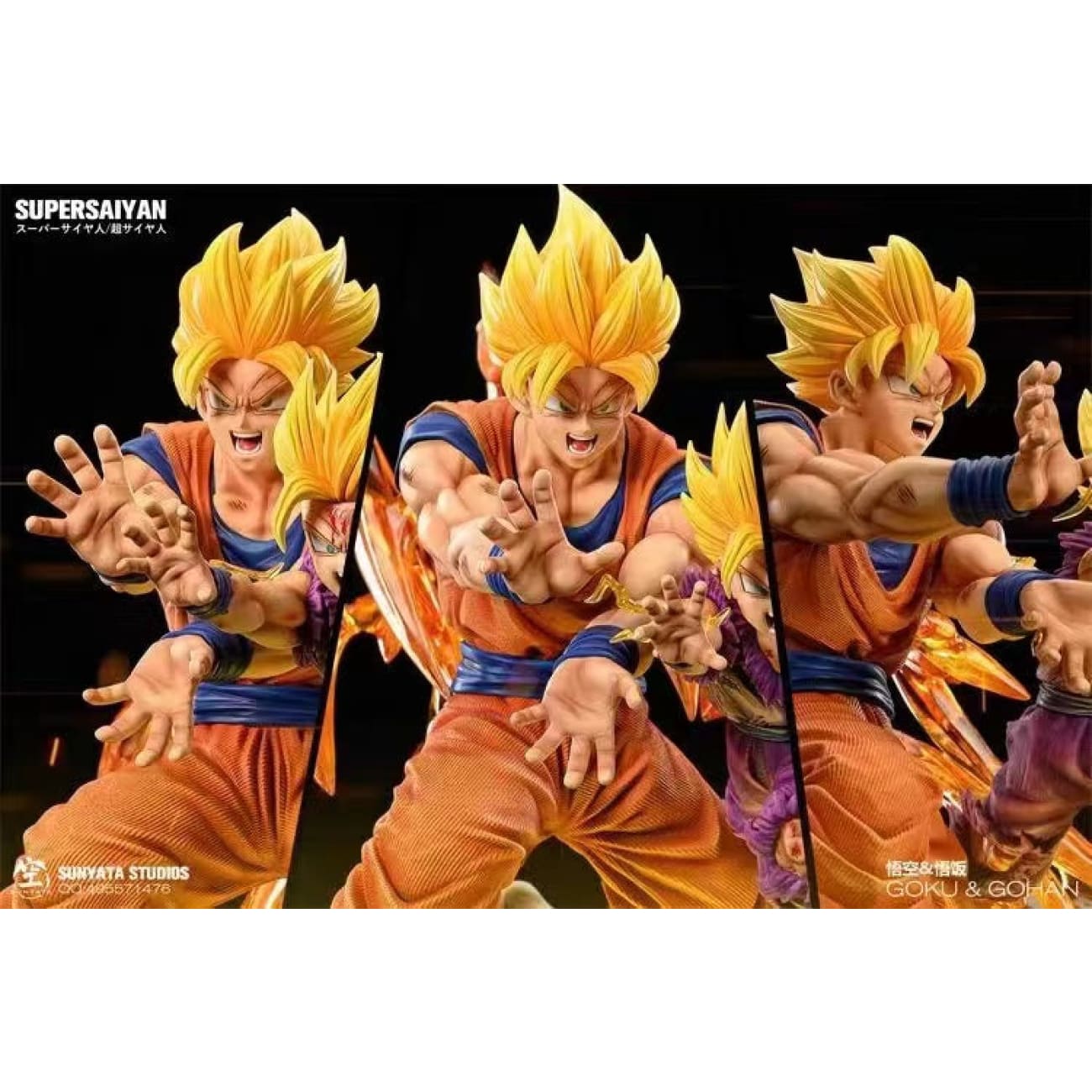 Sunyata Studios - Son Goku & Son Gohan Oyako Kamehameha