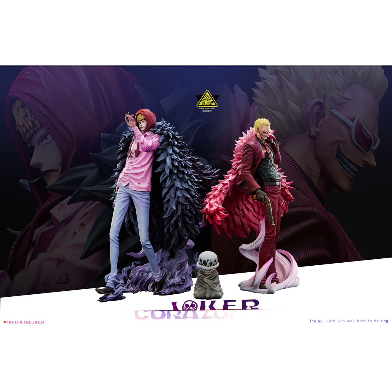 Super Bomb Studio - Donquixote Doflamingo / Donquixote Rosinante / Childhood Trafalgard D. Water Law