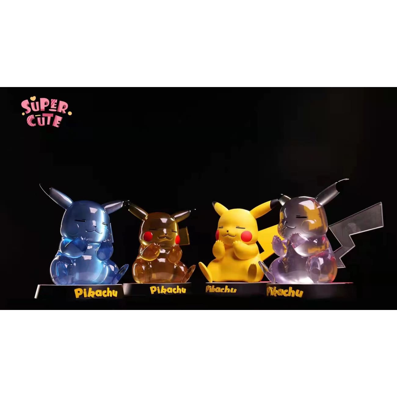 Super Cute Studio - Pikachu  [4 colours selection / 3 sizes]