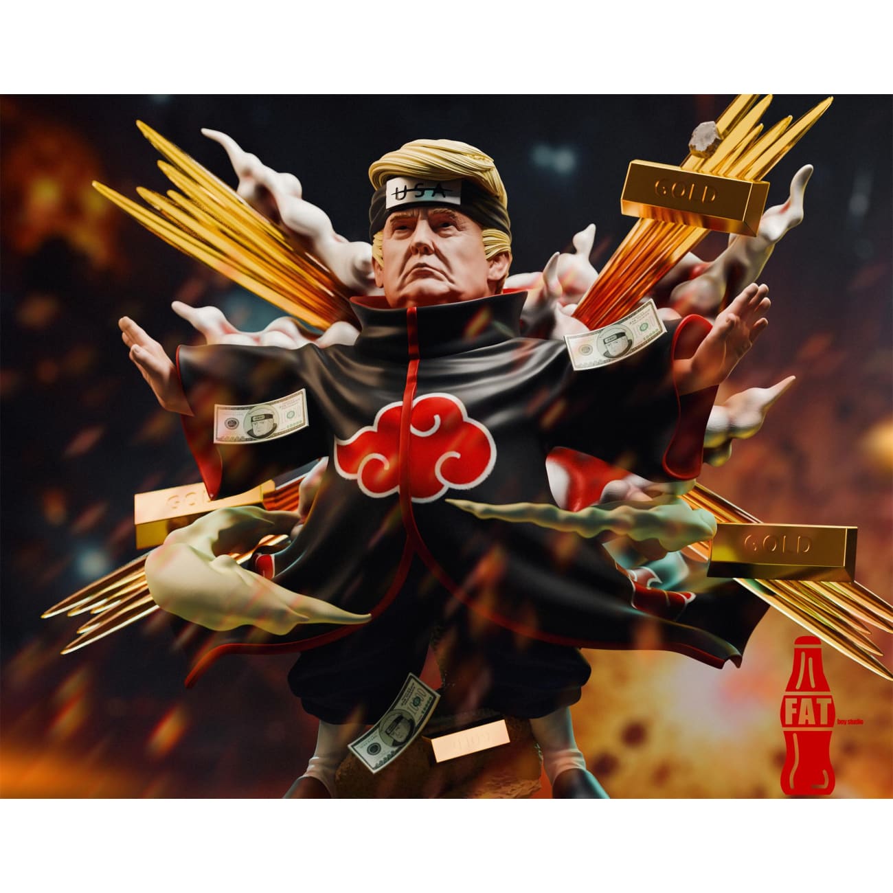 Super Studio & Fat Boy Studio - Trump Cos Pain - Pre-Order