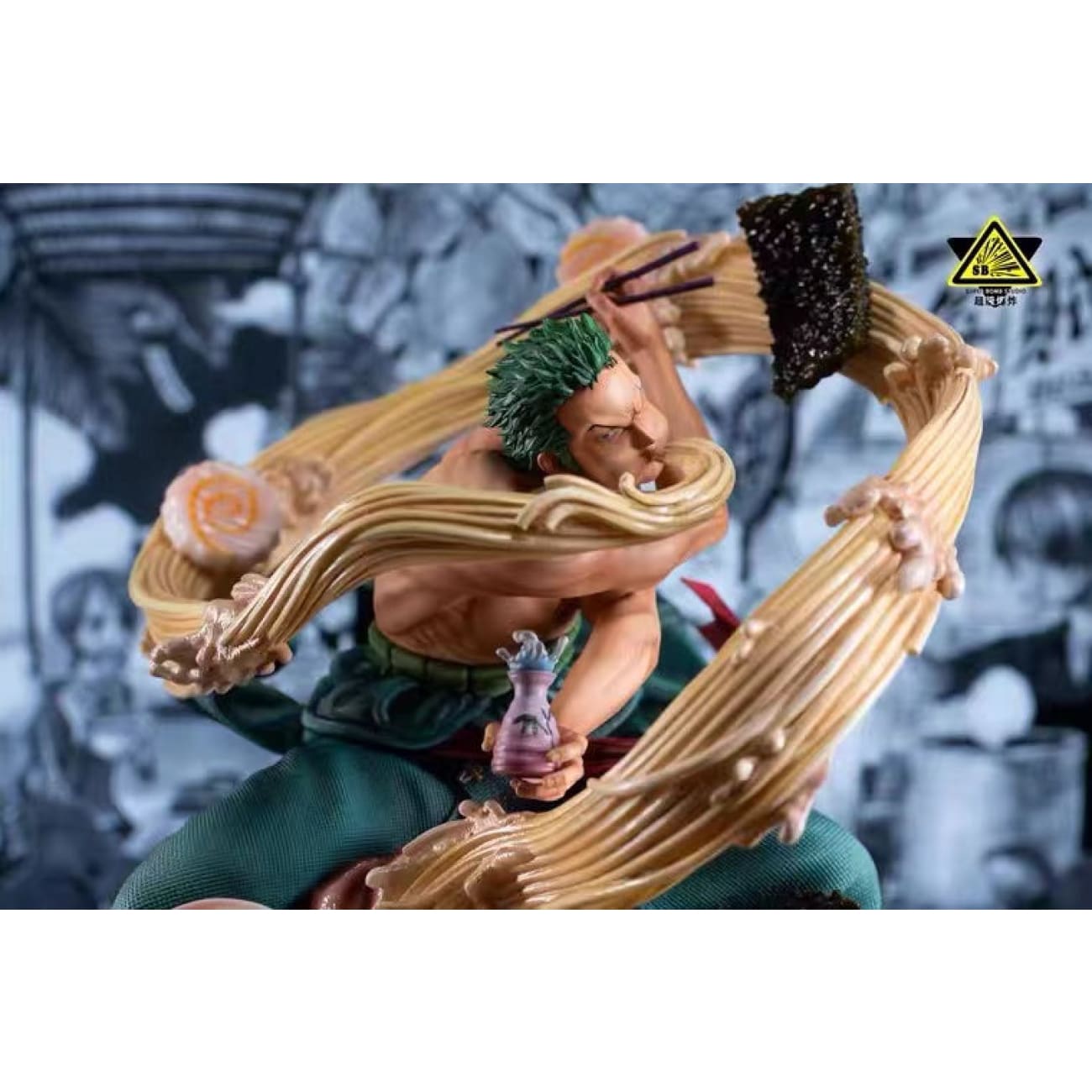 Superbomb Studio - Roronoa Zoro Santoryu Ramen Eating